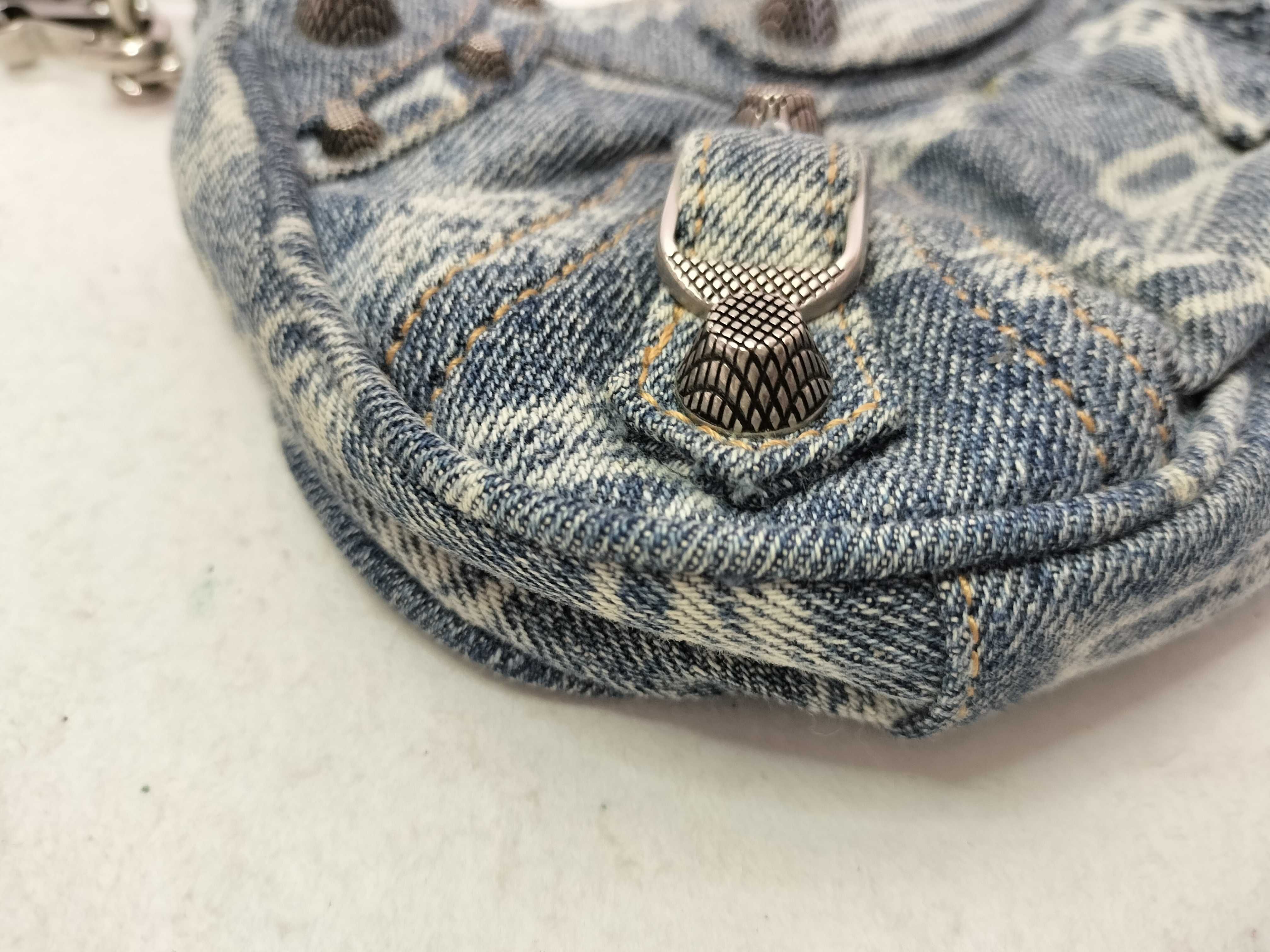 Luca Gol Denim 2-Way Shoulder Handbag — view 8