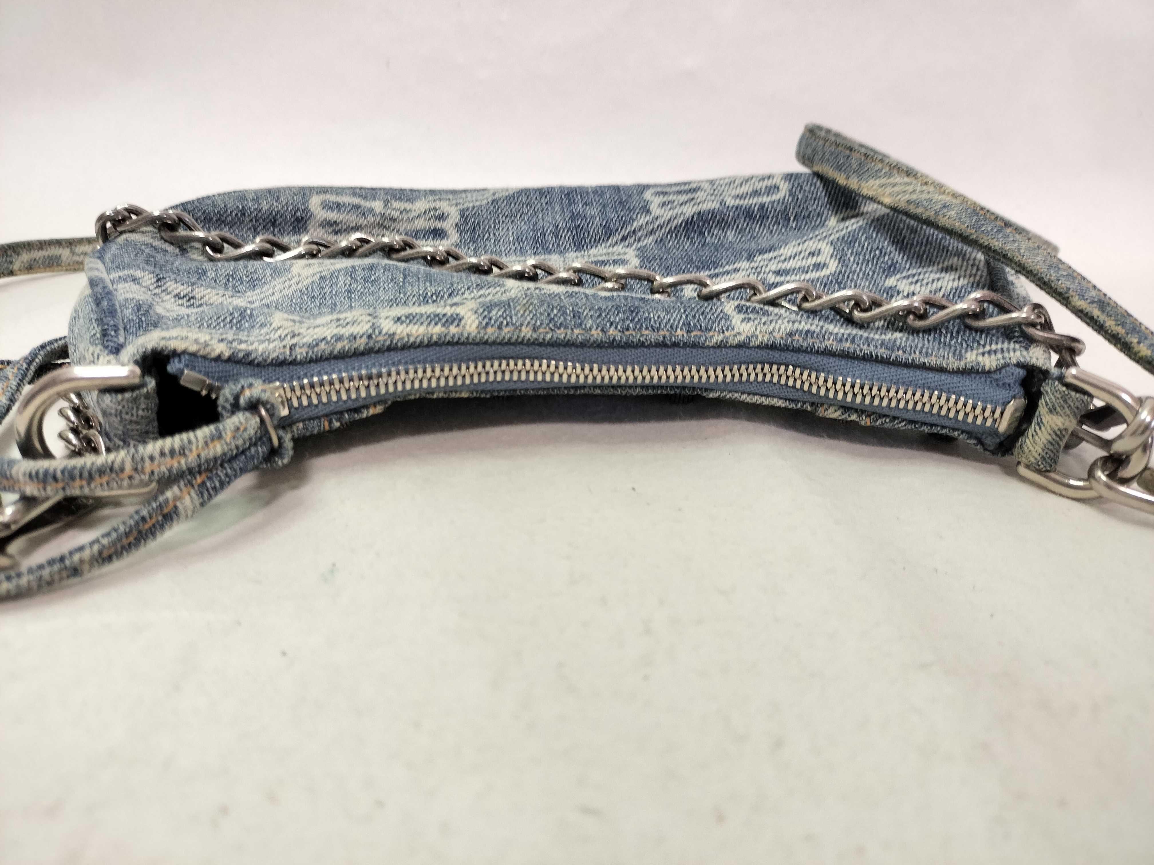 Luca Gol Denim 2-Way Shoulder Handbag — view 9