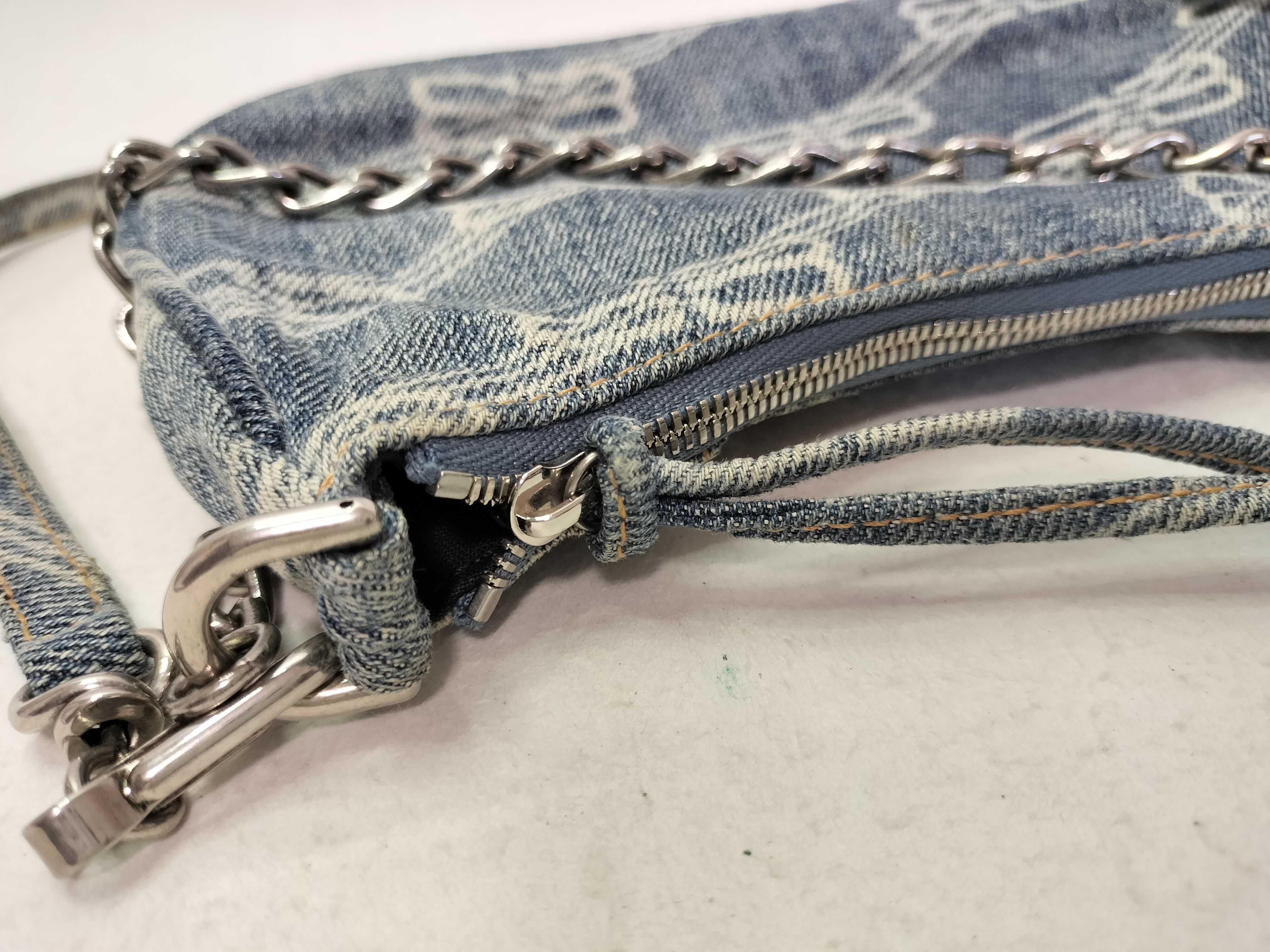 Luca Gol Denim 2-Way Shoulder Handbag — view 10