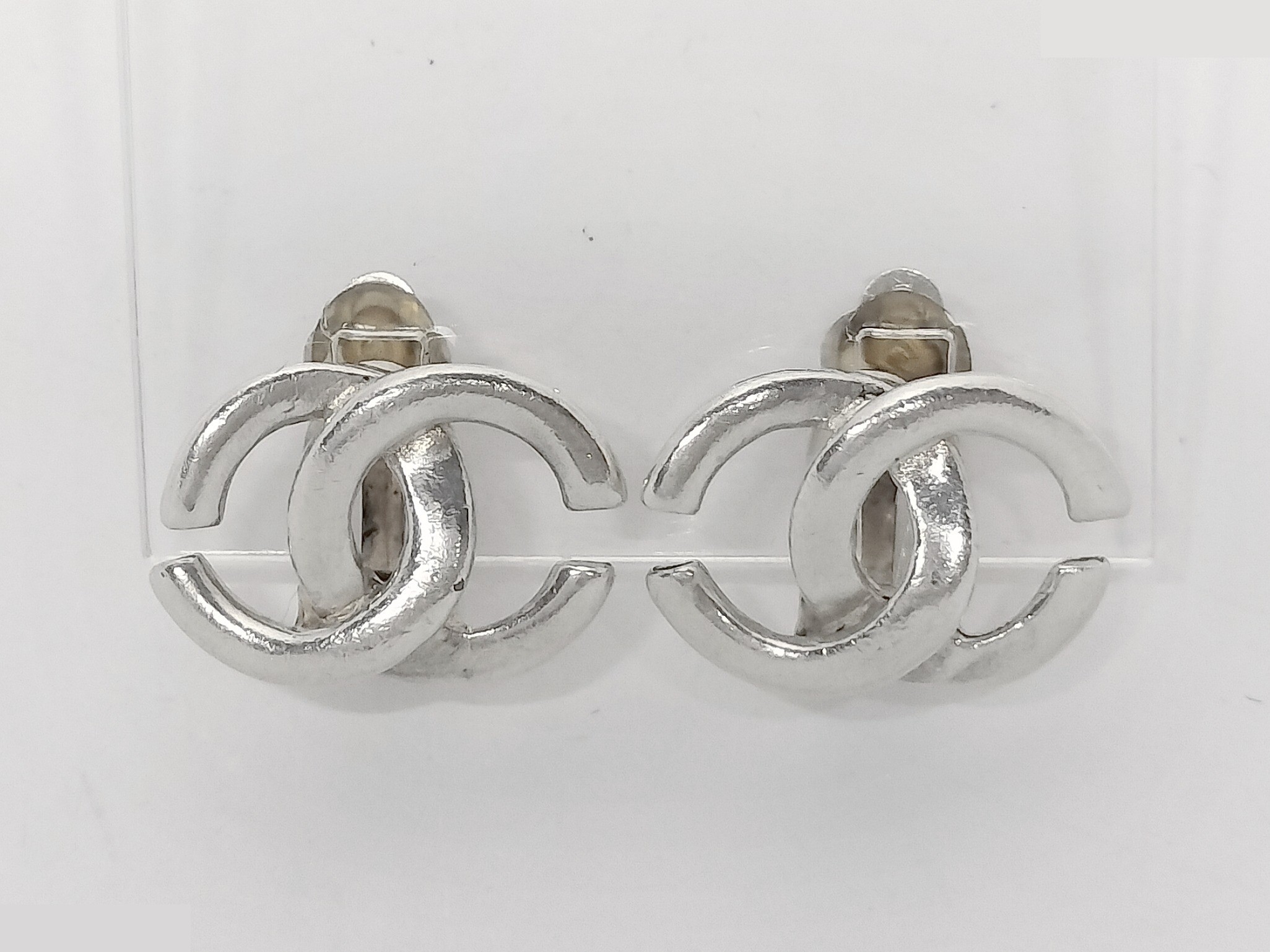 Coco Twisted Silver Earrings 01P — view 2