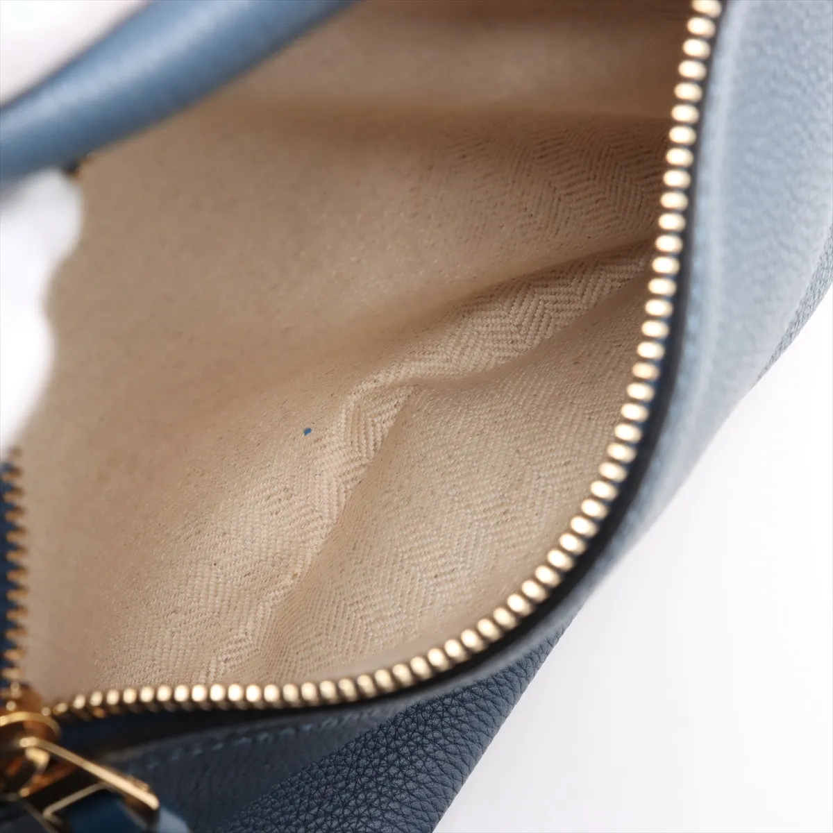 Puzzle Medium Leather 2WAY Handbag Blue — view 11