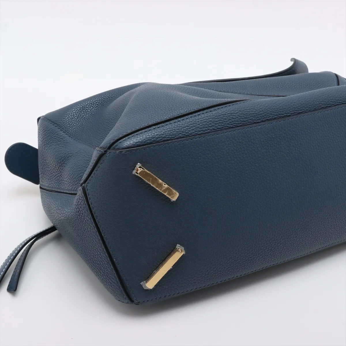 Puzzle Medium Leather 2WAY Handbag Blue — view 4