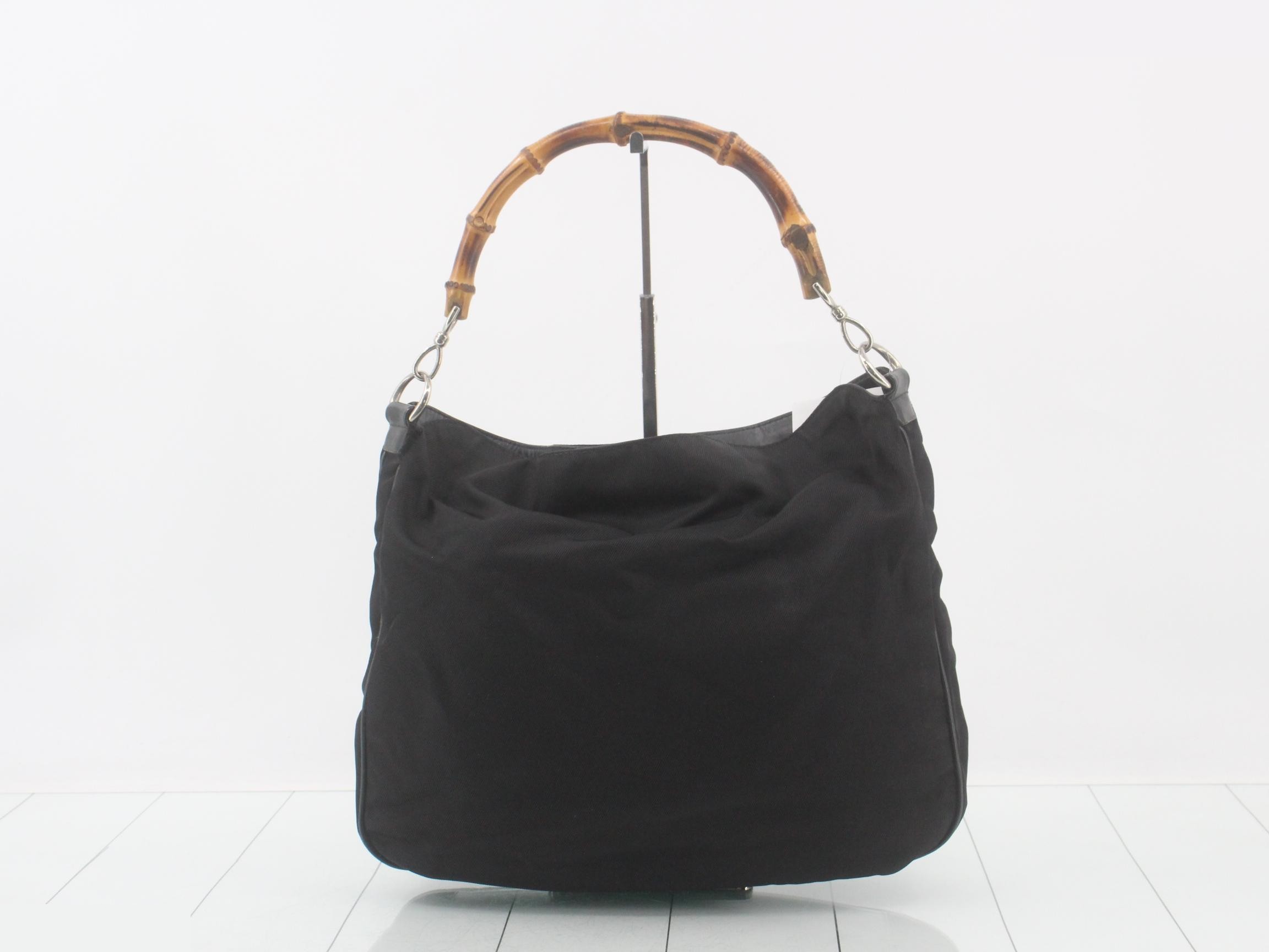 Bamboo Shoulder Bag 011 15577 2615 Canvas — view 2