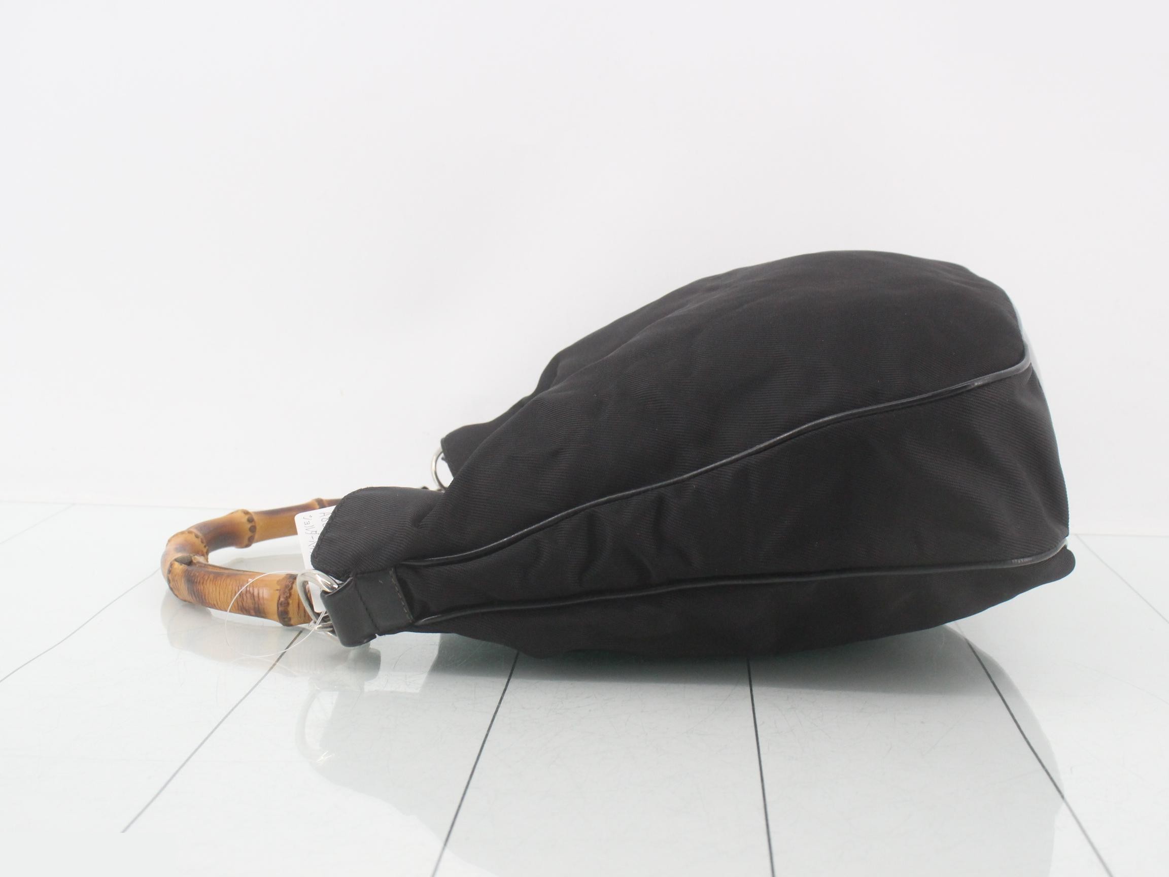 Bamboo Shoulder Bag 011 15577 2615 Canvas — view 4