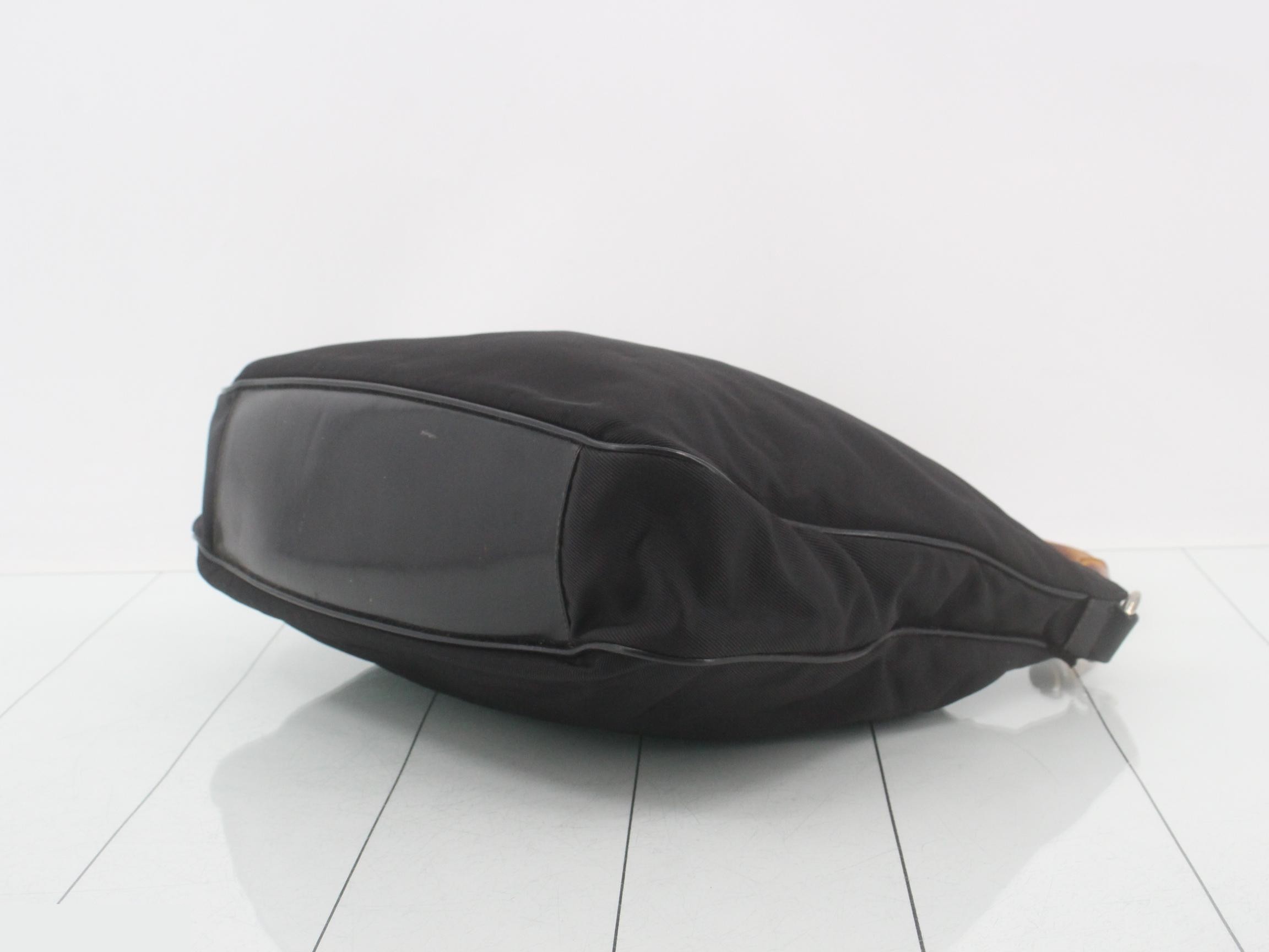 Bamboo Shoulder Bag 011 15577 2615 Canvas — view 6