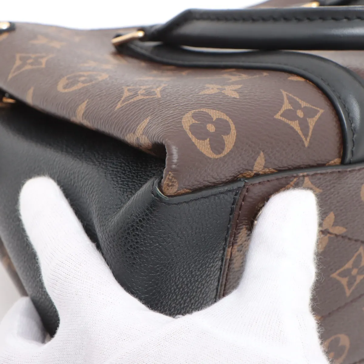 Monogram Soufflot NVBB M44898 TR0230 Brown x Black, Magnet missing, RFID detected. — view 15