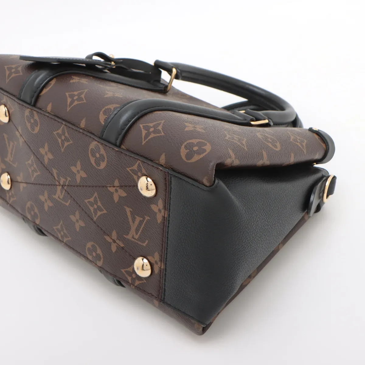 Monogram Soufflot NVBB M44898 TR0230 Brown x Black, Magnet missing, RFID detected. — view 3