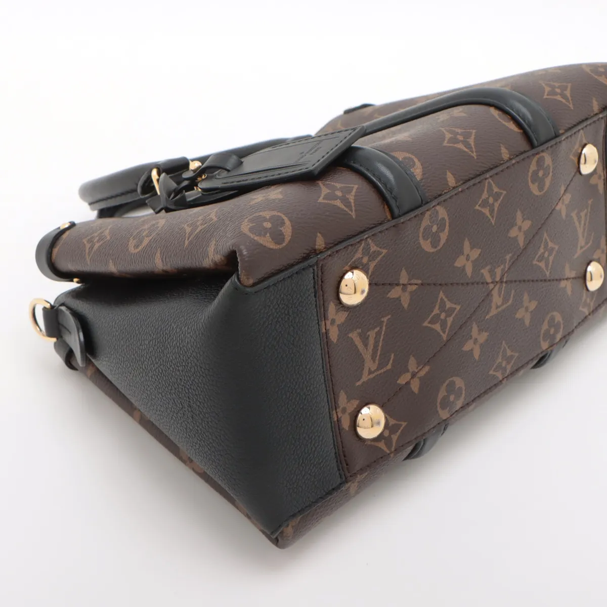 Monogram Soufflot NVBB M44898 TR0230 Brown x Black, Magnet missing, RFID detected. — view 4