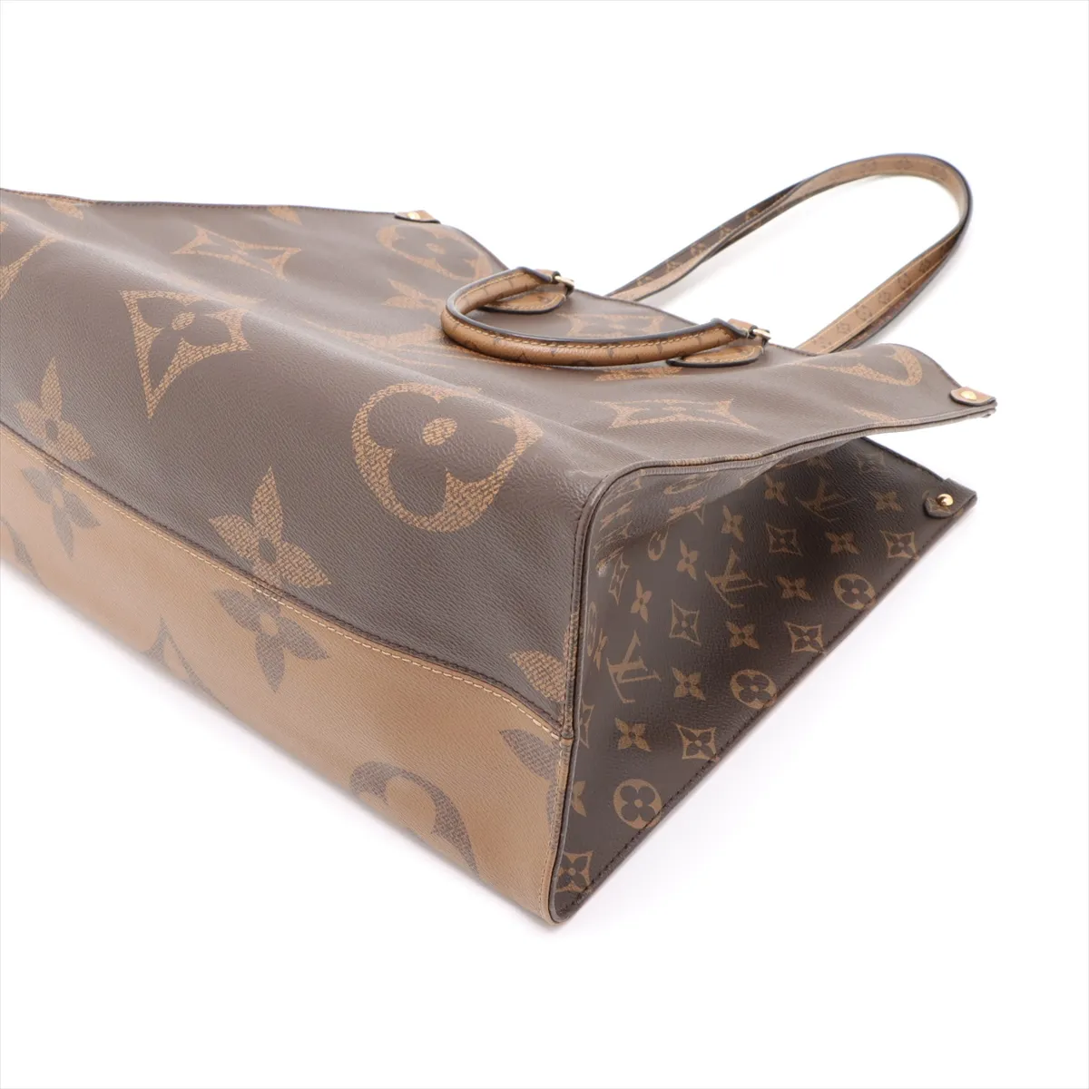 Giant Monogram Reverse On the Go GM M45320 NZ3199 Brown RFID reaction available — view 3