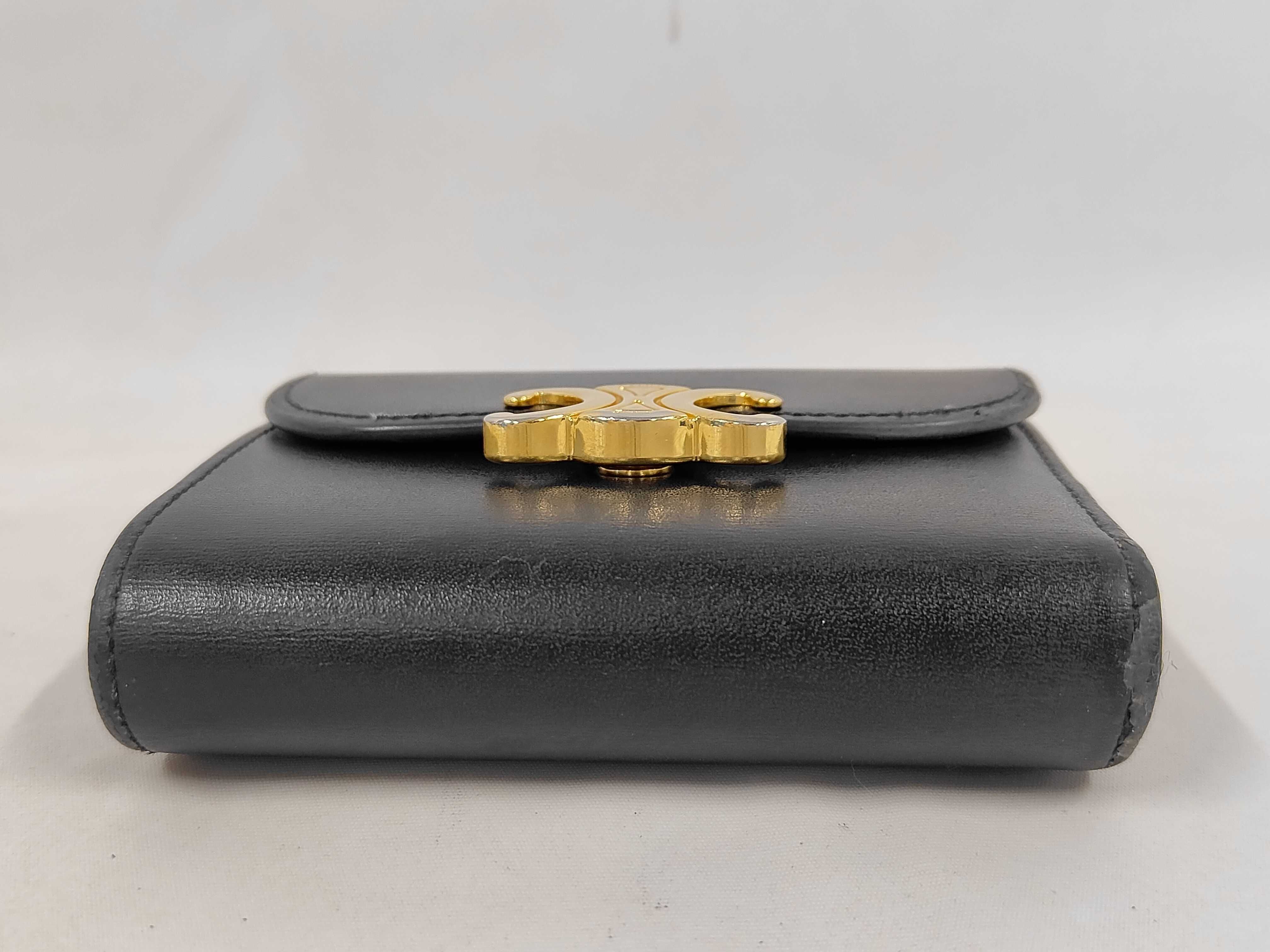 Compact Wallet Triomphe/Black Wallet — view 4