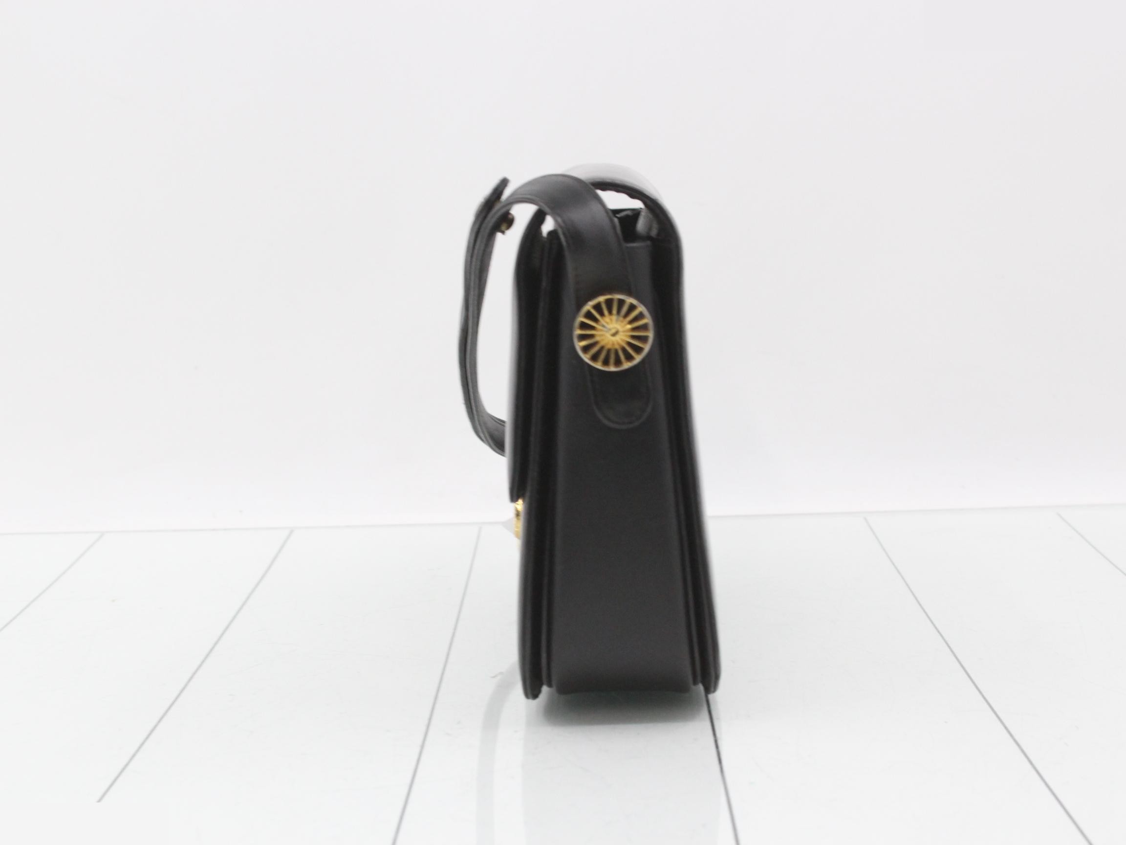 Shoulder bag with carriage hardware — view 3