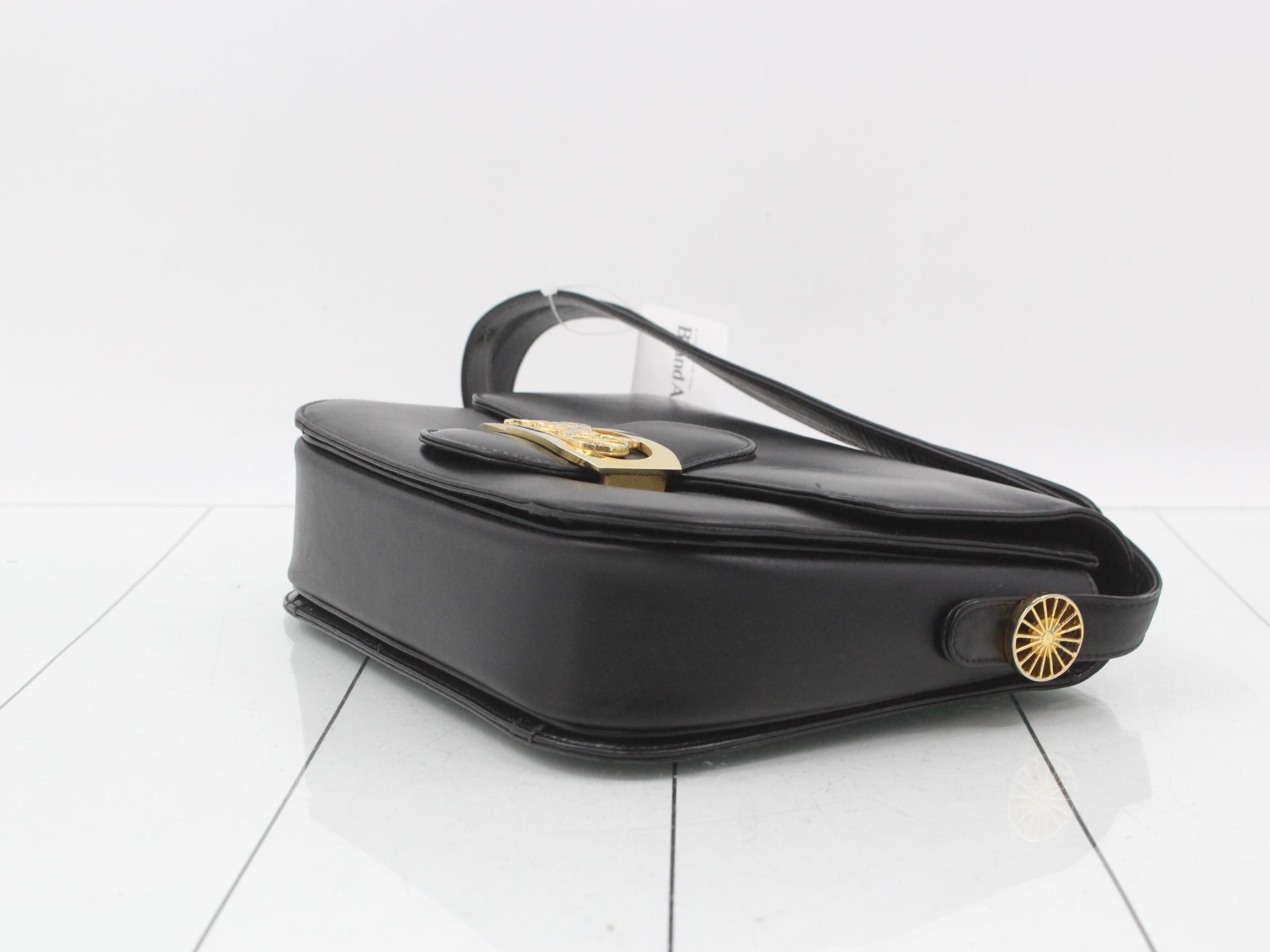 Shoulder bag with carriage hardware — view 6