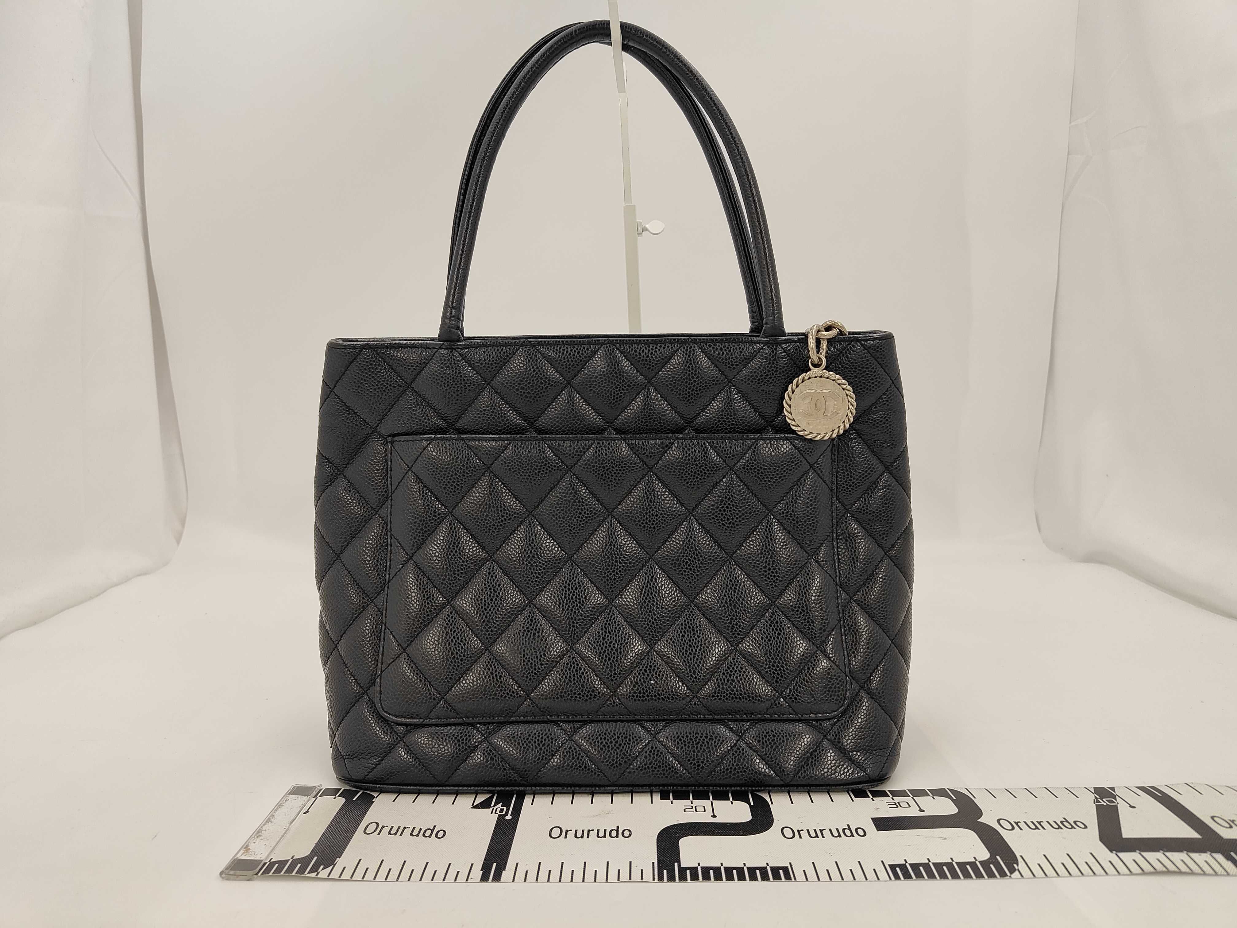 Reissue Tote Bag, Caviar Leather, Serial Number 6, with Card and Seal. — view 2