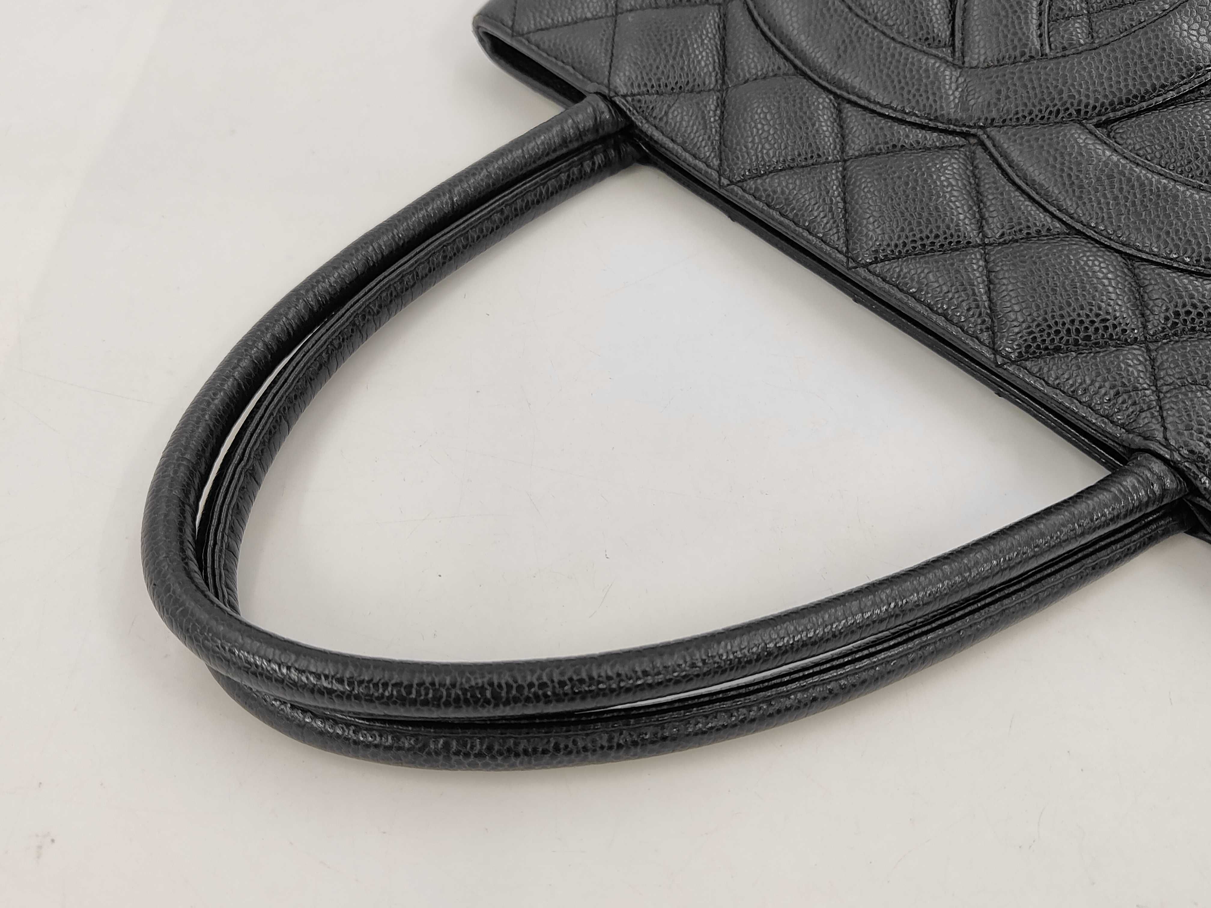 Reissue Tote Bag, Caviar Leather, Serial Number 6, with Card and Seal. — view 3