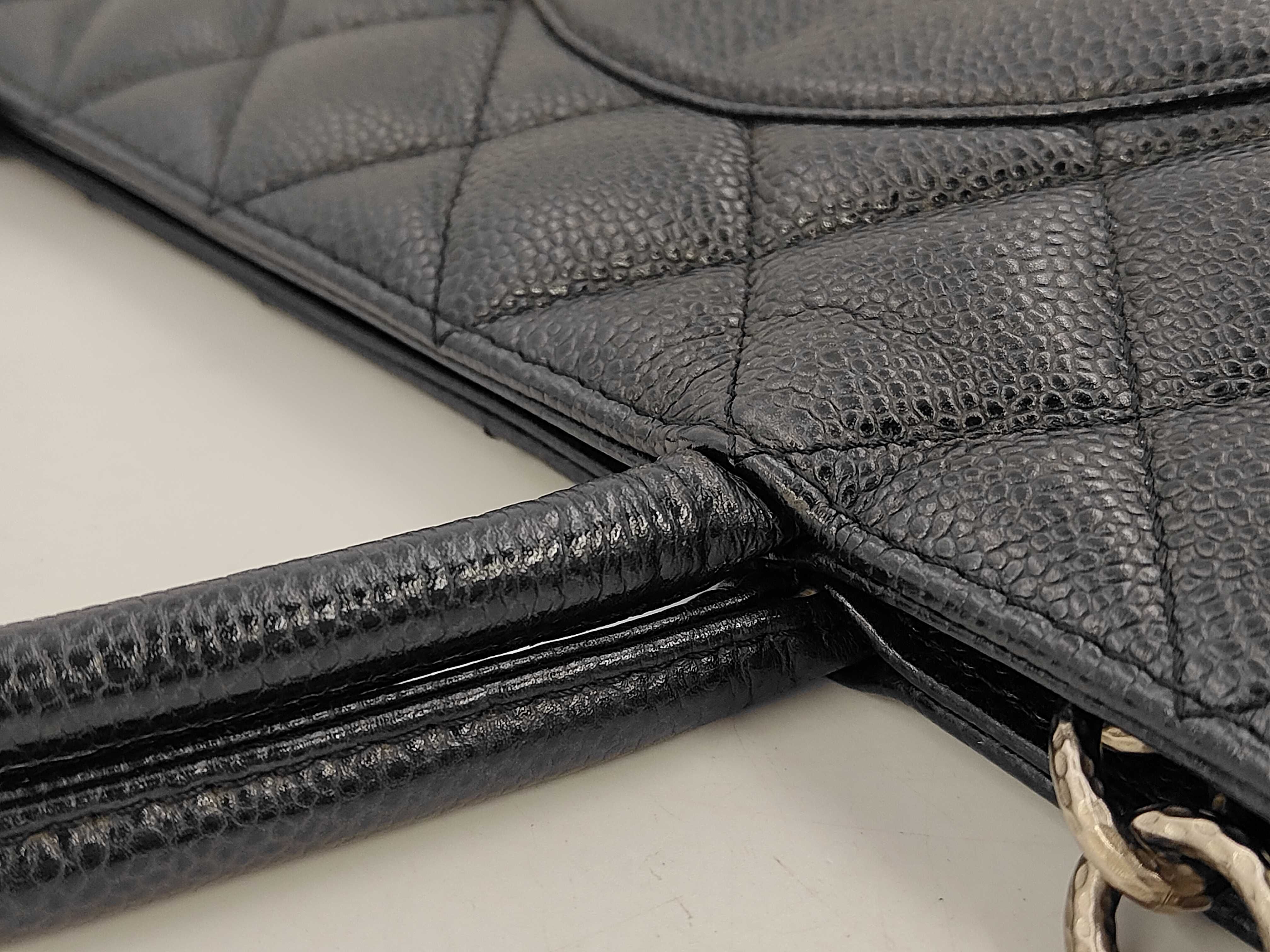 Reissue Tote Bag, Caviar Leather, Serial Number 6, with Card and Seal. — view 5