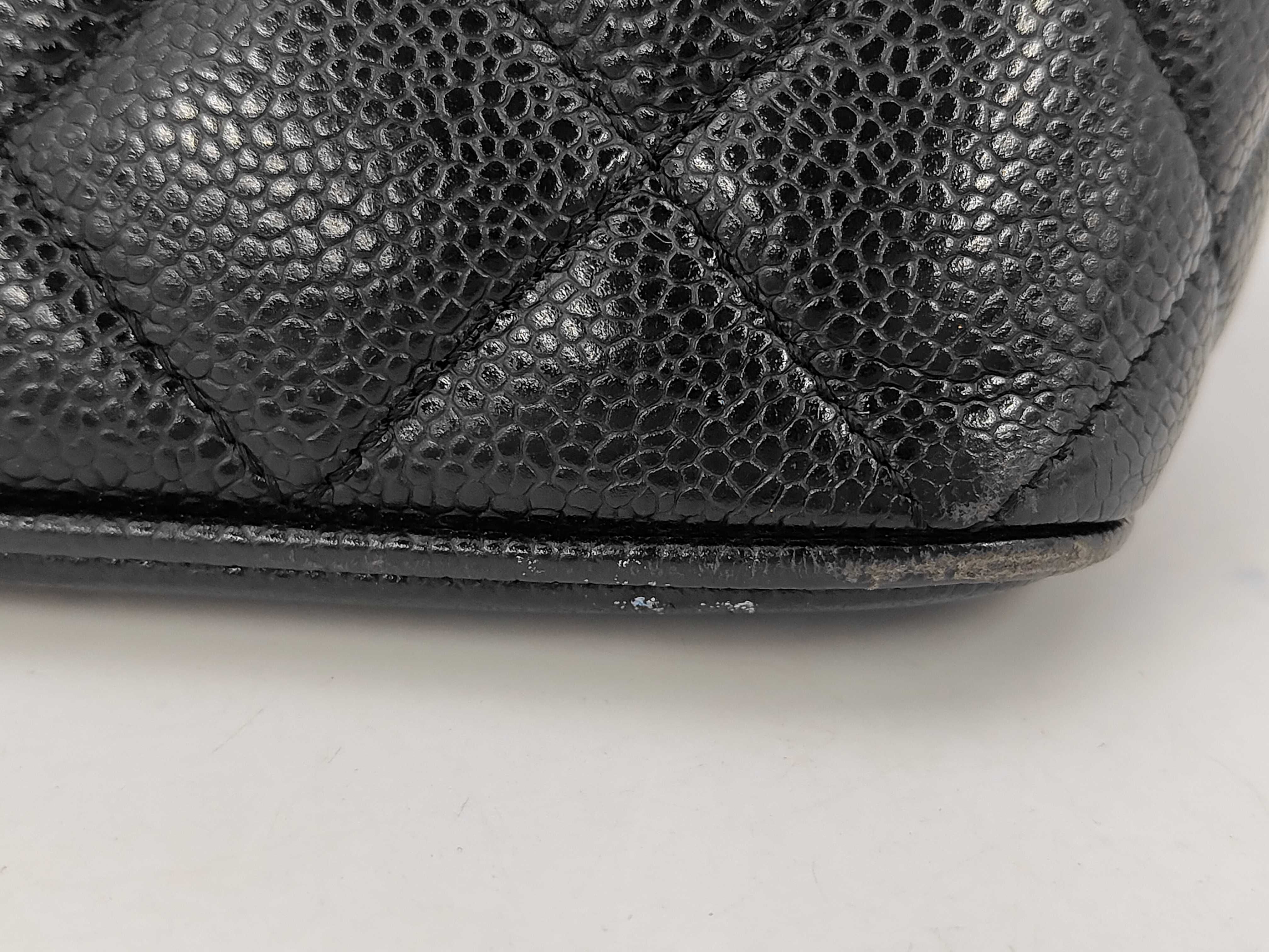 Reissue Tote Bag, Caviar Leather, Serial Number 6, with Card and Seal. — view 8
