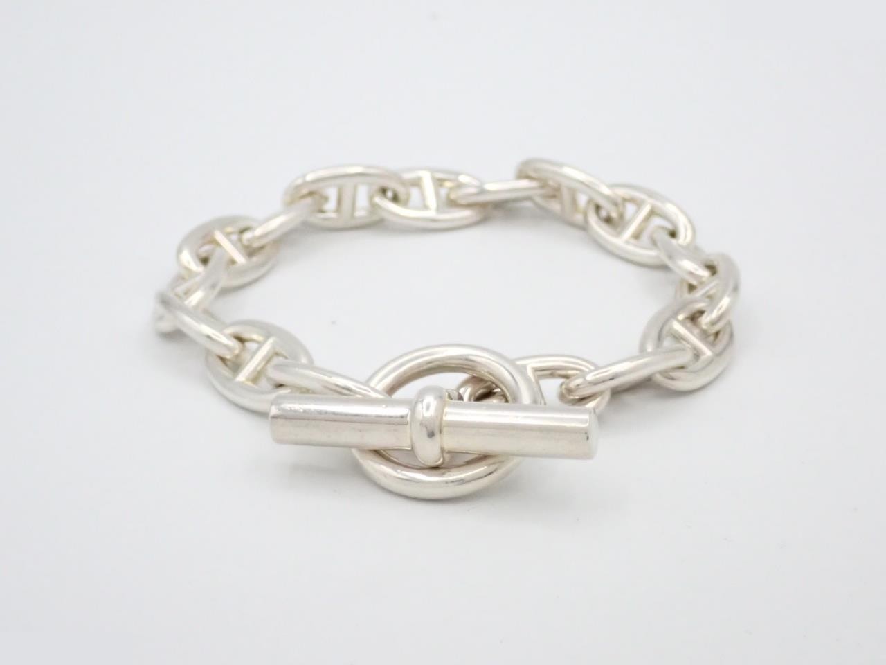 Chaine d'Ancle 925/82.0g GM 16 frames Total length approx. 26cm