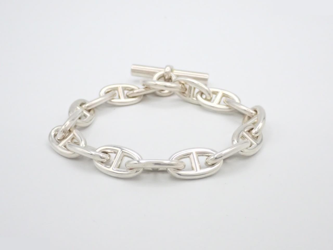 Chaine d'Ancle 925/82.0g GM 16 frames Total length approx. 26cm — view 2