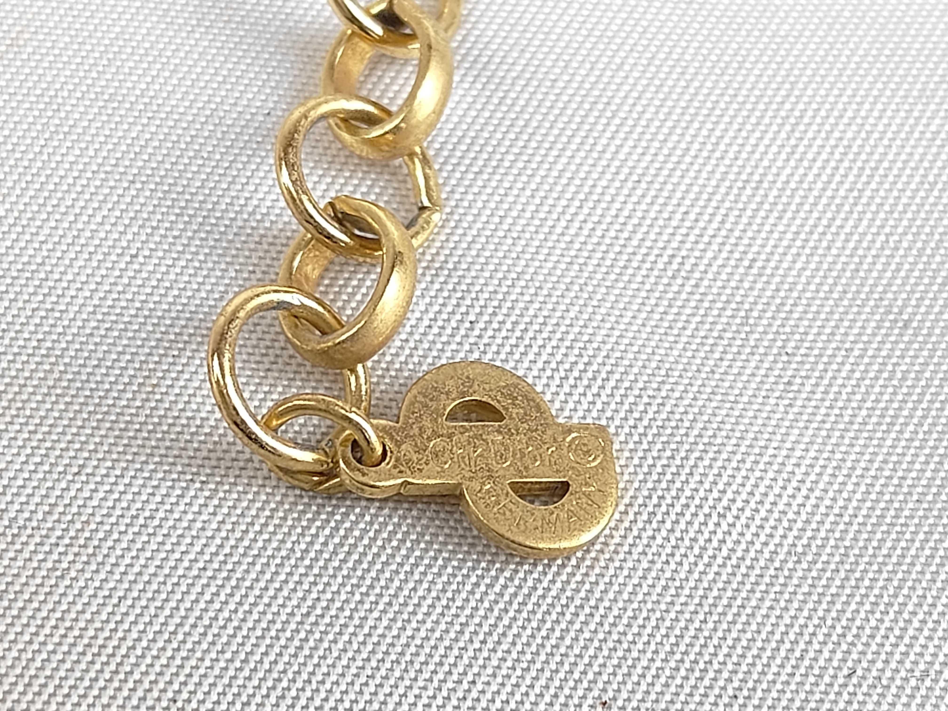 gold necklace with gemstones — view 8