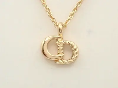 Logo, Precious Metal Necklace/Pendant, Chain approx. 44cm