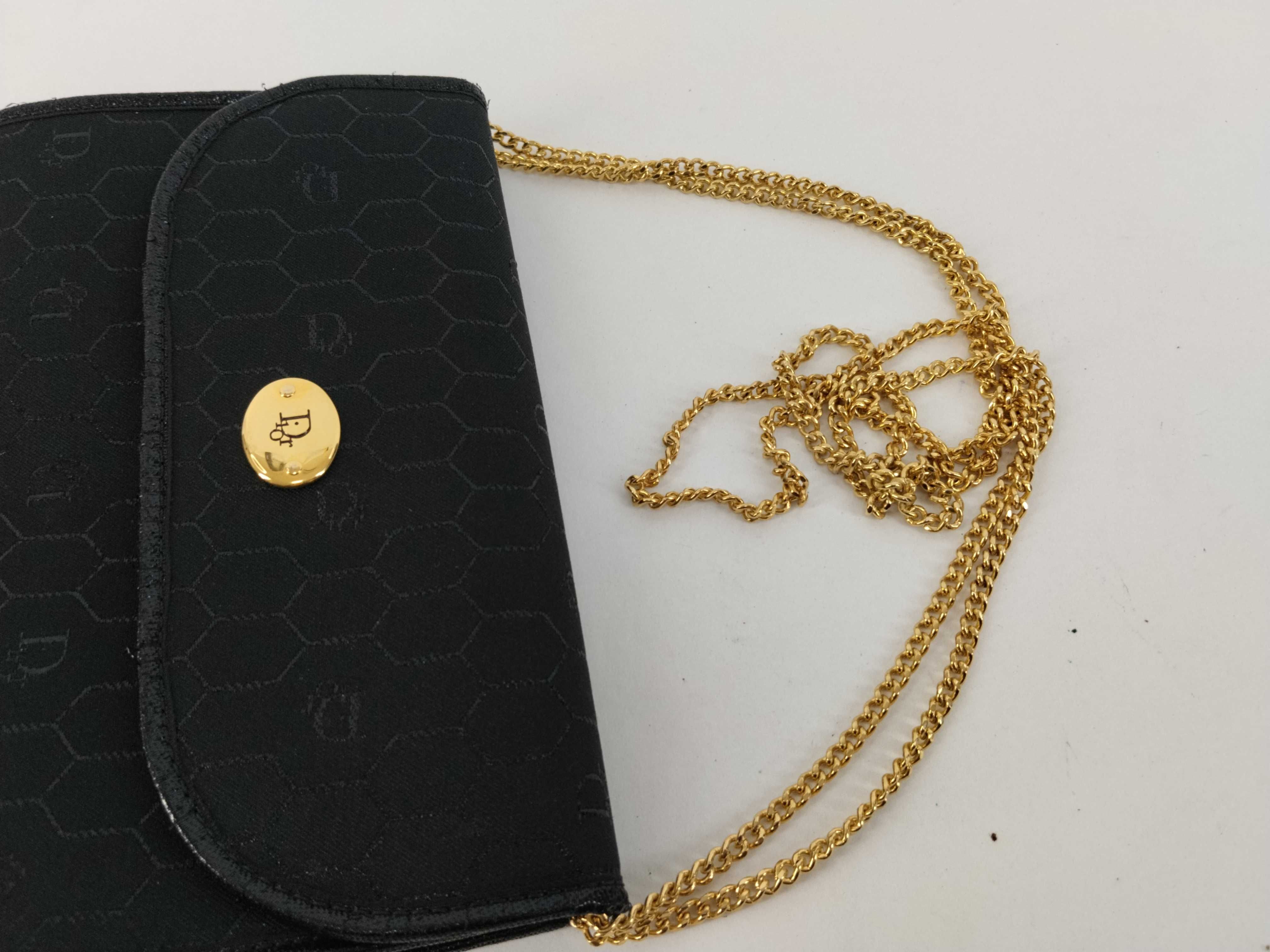 CHRISTIAN Dior Honeycomb Chain Shoulder Bag — view 3