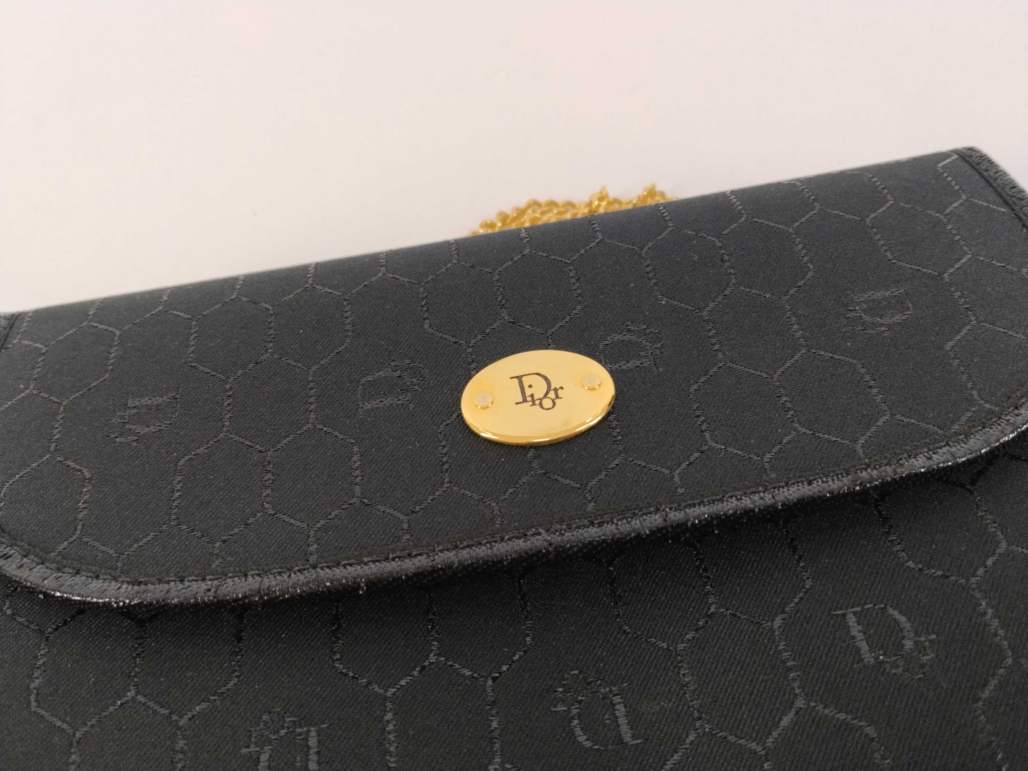 CHRISTIAN Dior Honeycomb Chain Shoulder Bag — view 8