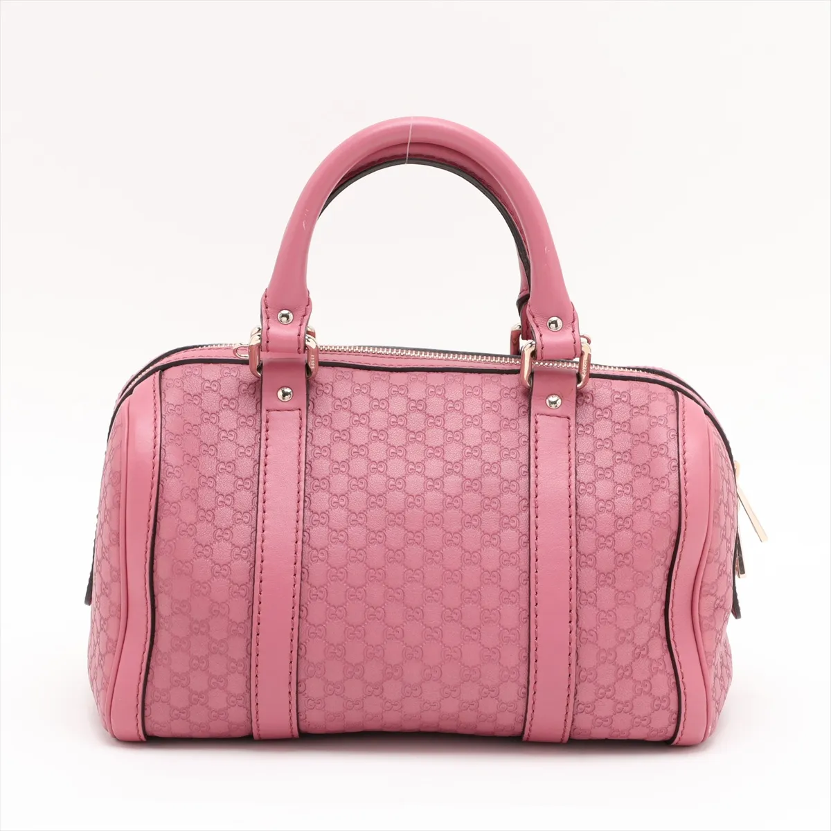 Microguccissima 269876 Leather 2-Way Handbag Pink — view 2