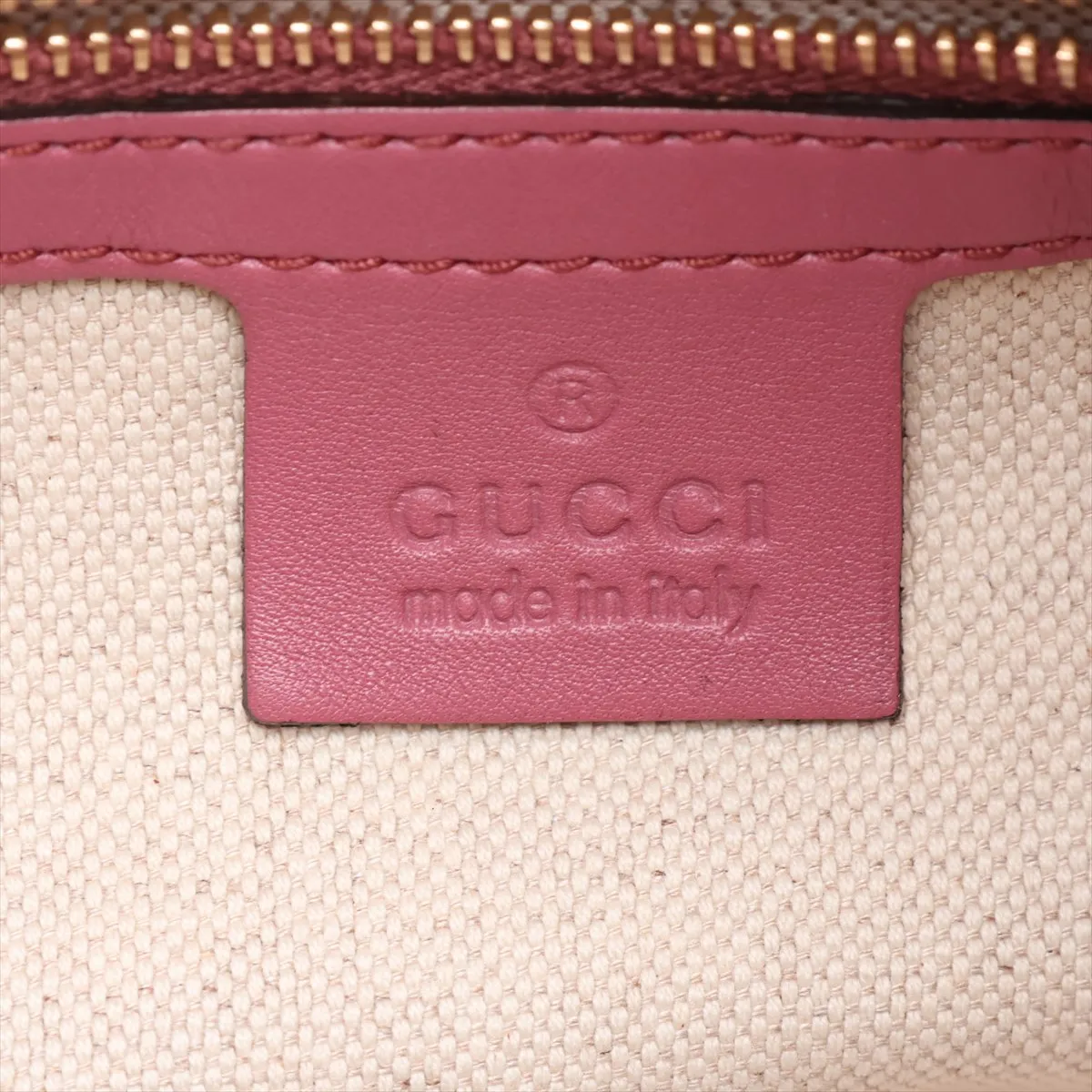 Microguccissima 269876 Leather 2-Way Handbag Pink — view 12