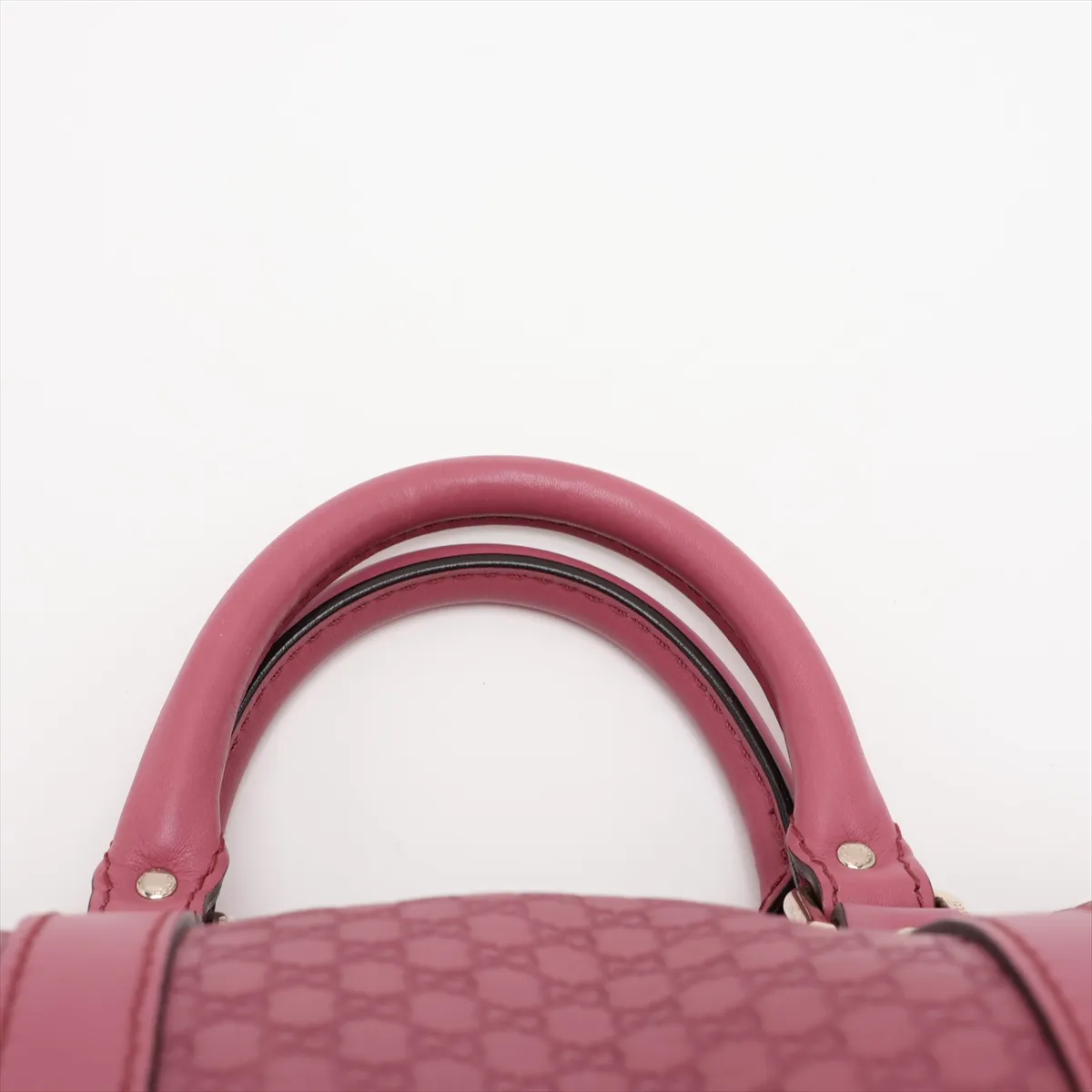Microguccissima 269876 Leather 2-Way Handbag Pink — view 6