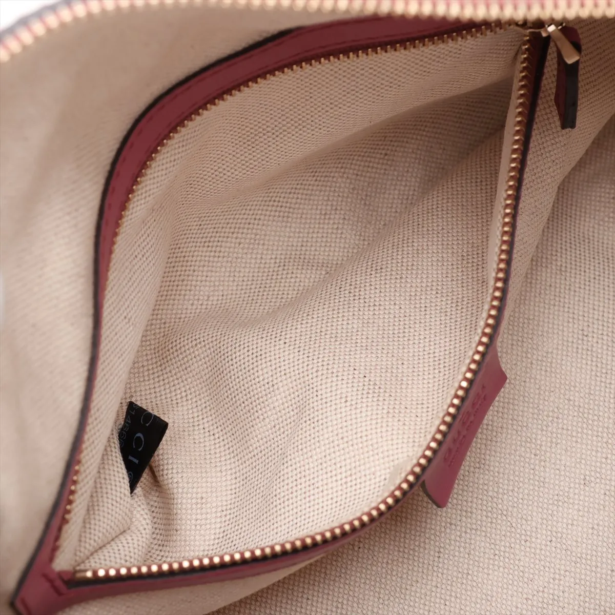 Microguccissima 269876 Leather 2-Way Handbag Pink — view 9