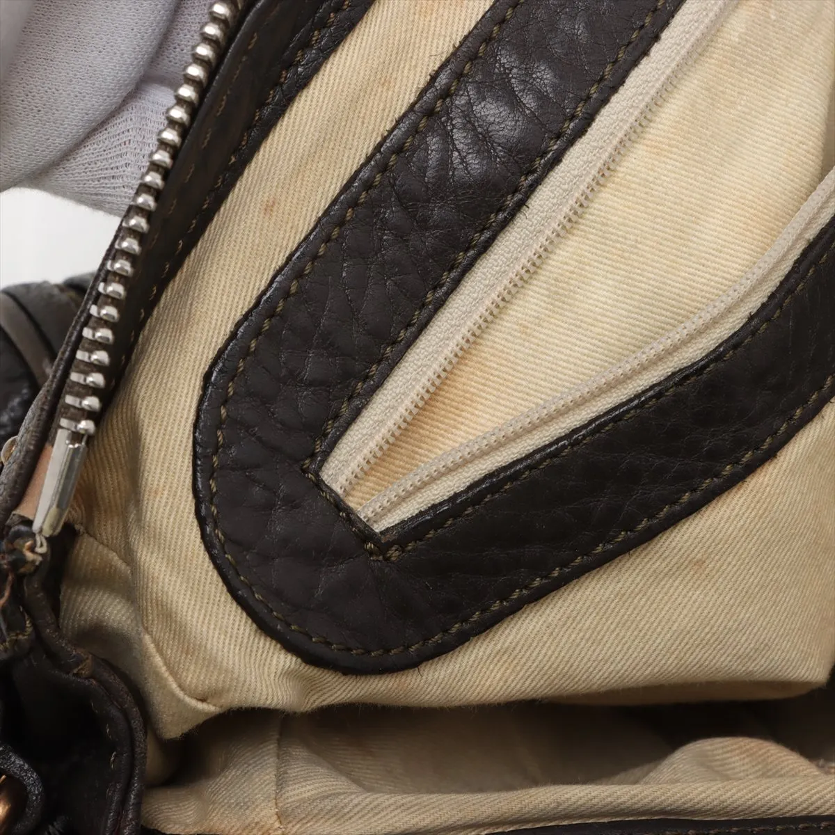 paddington leather handbag black — view 15