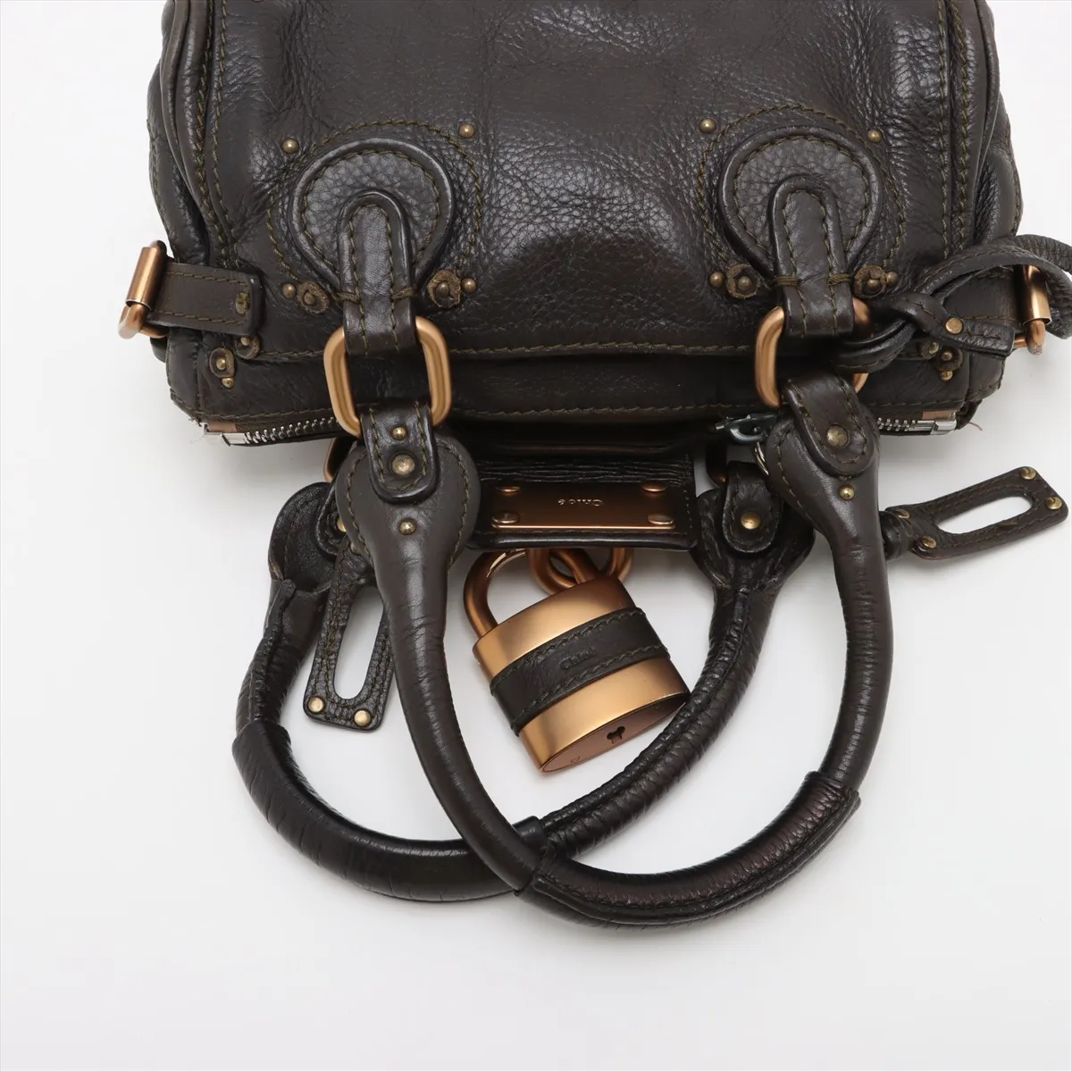 paddington leather handbag black — view 5