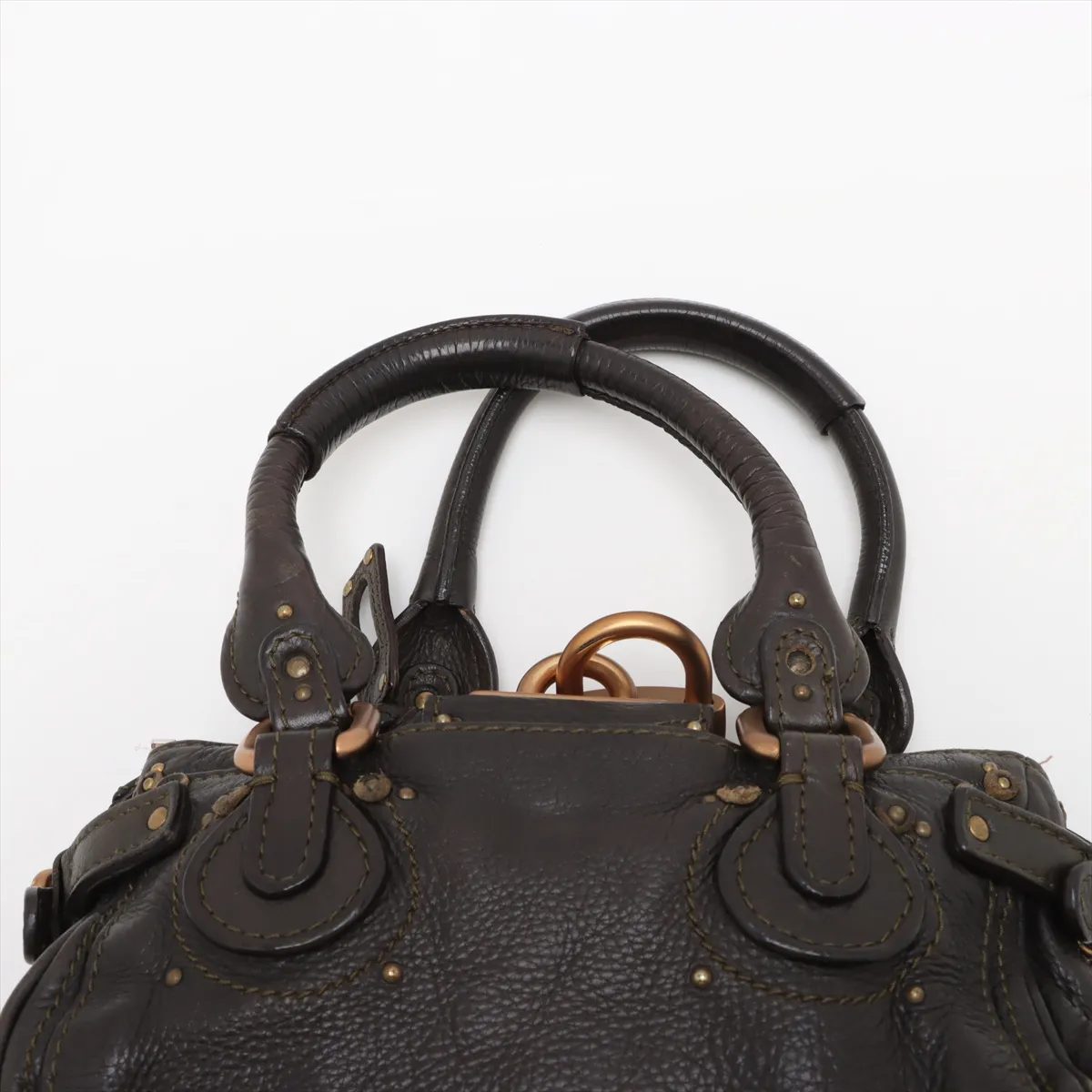 paddington leather handbag black — view 6