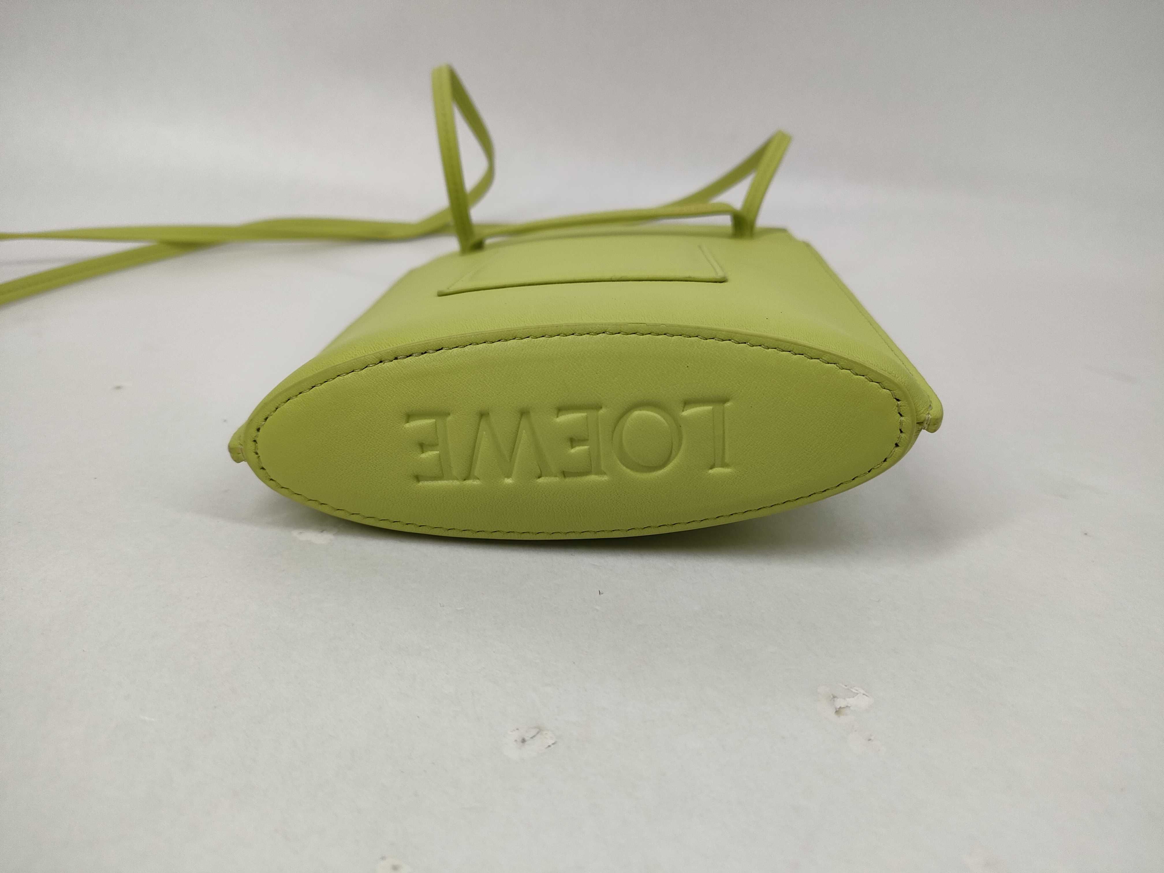 Dice Pocket Lime Green Gold Hardware Shoulder Bag — view 3