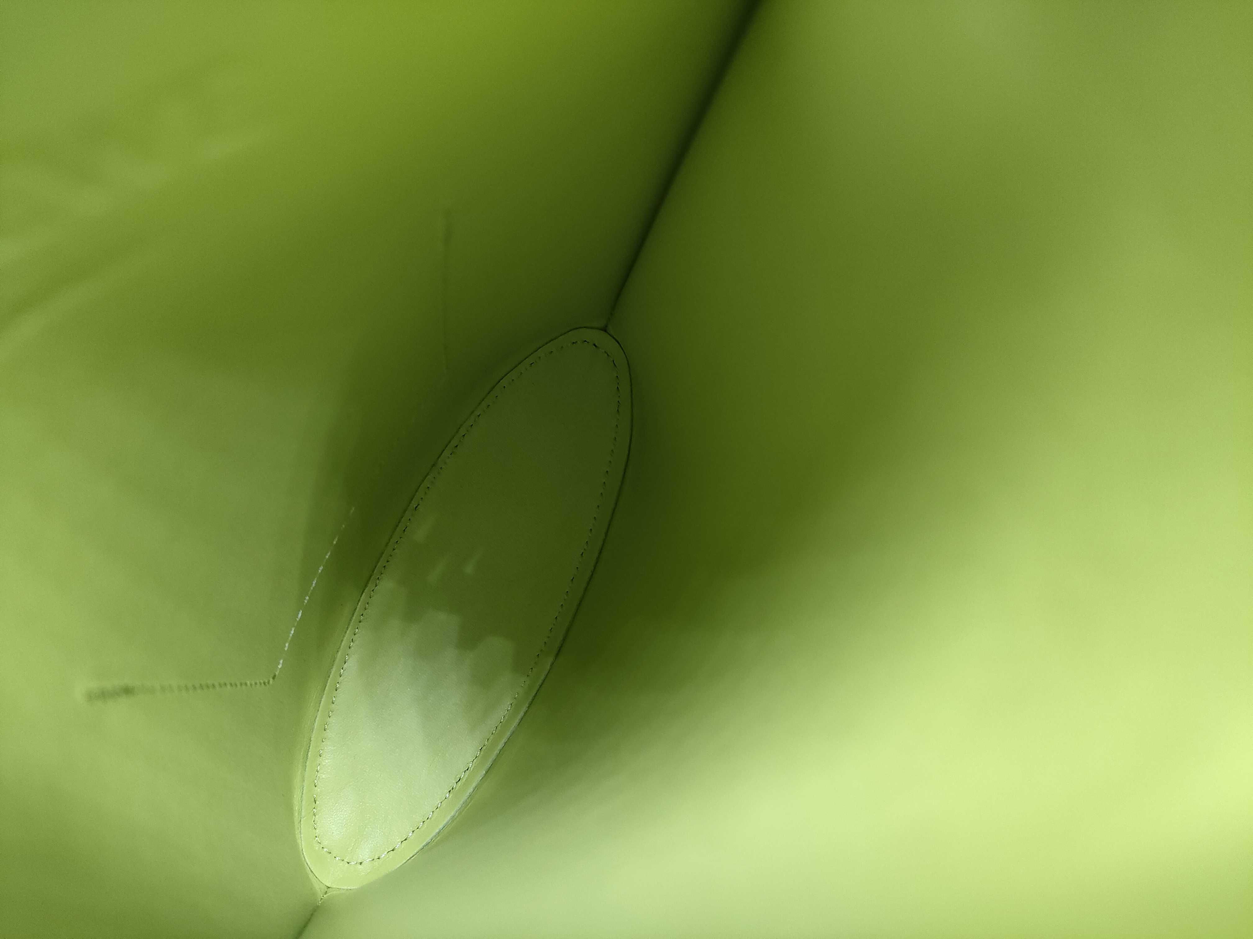 Dice Pocket Lime Green Gold Hardware Shoulder Bag — view 7