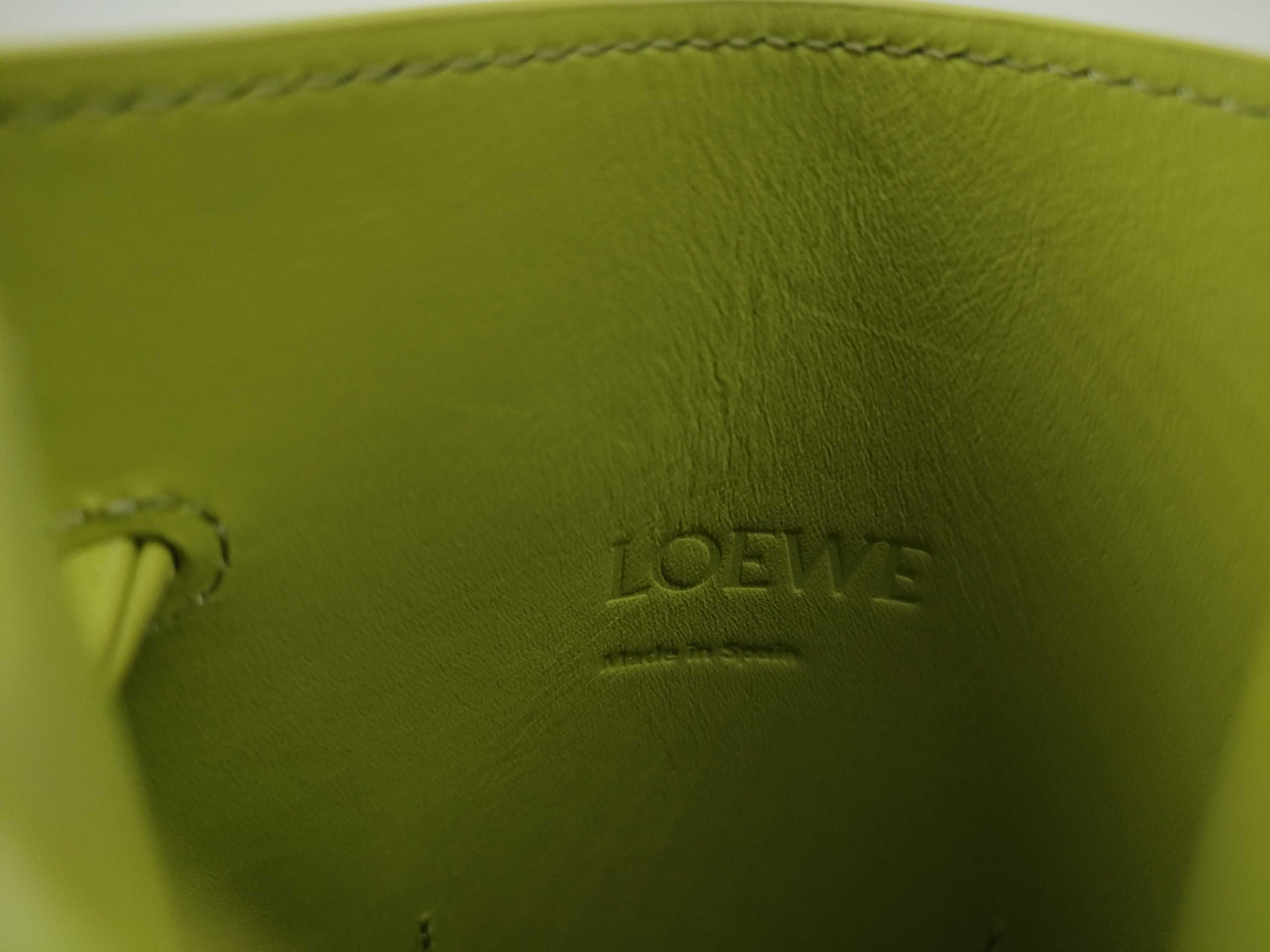 Dice Pocket Lime Green Gold Hardware Shoulder Bag — view 10