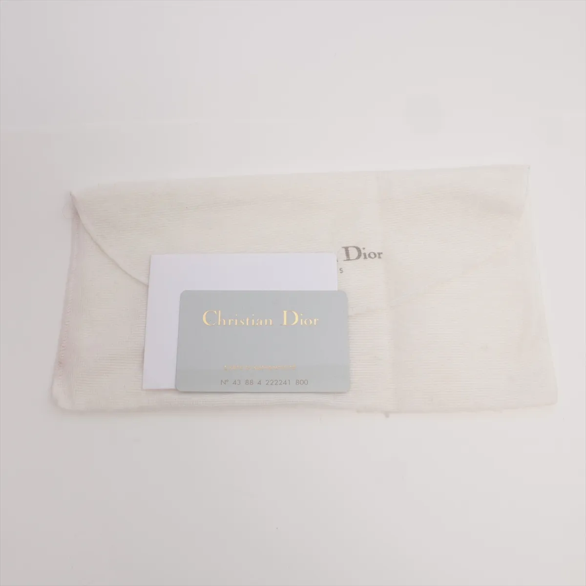 Saddle Oblique Canvas x Leather Mini Pouch Navy — view 6