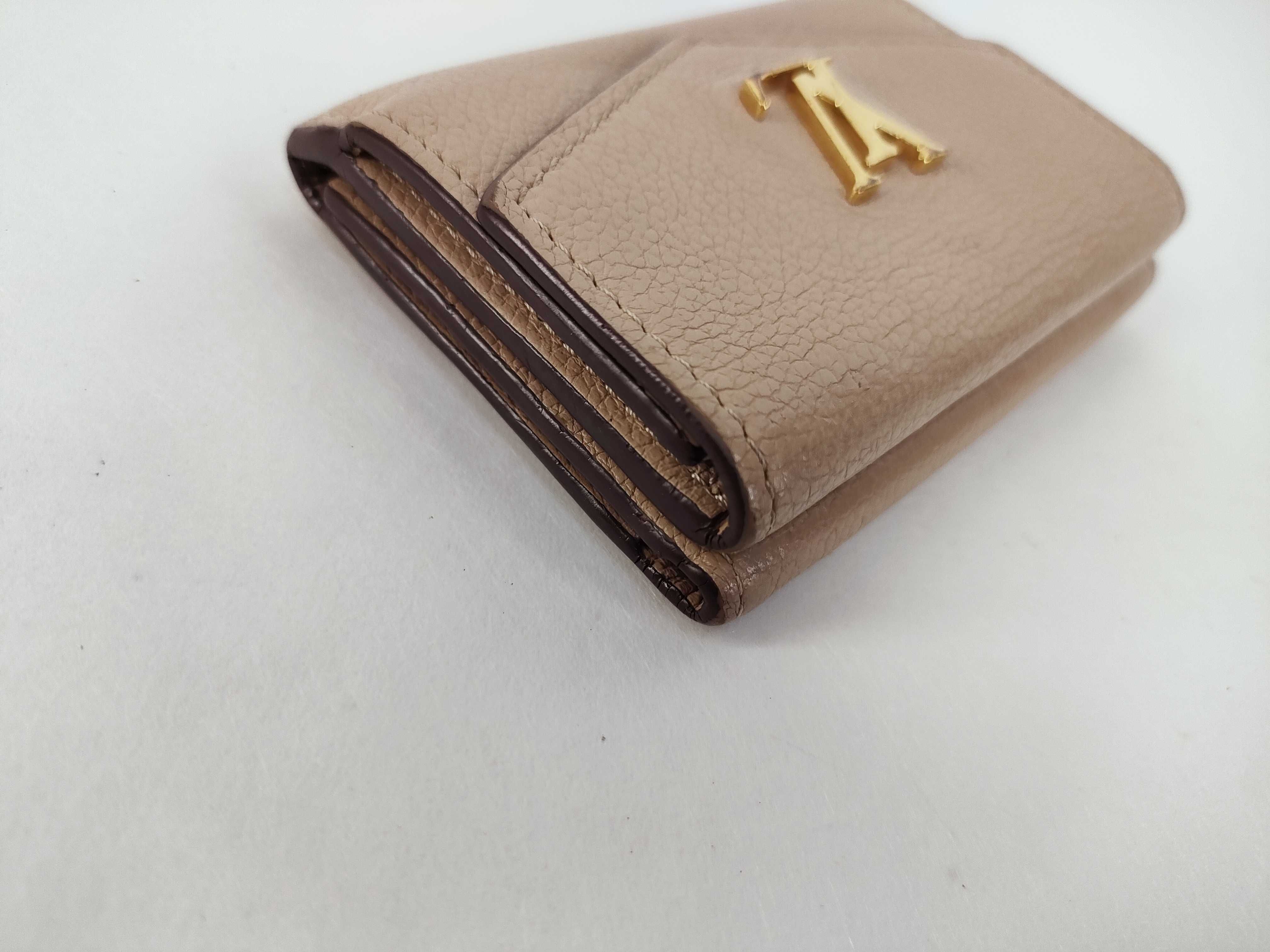 Monogram Louis Vuitton M69340 Portefeuille Lockmini IC Tag Tri-fold Wallet Beige — view 3