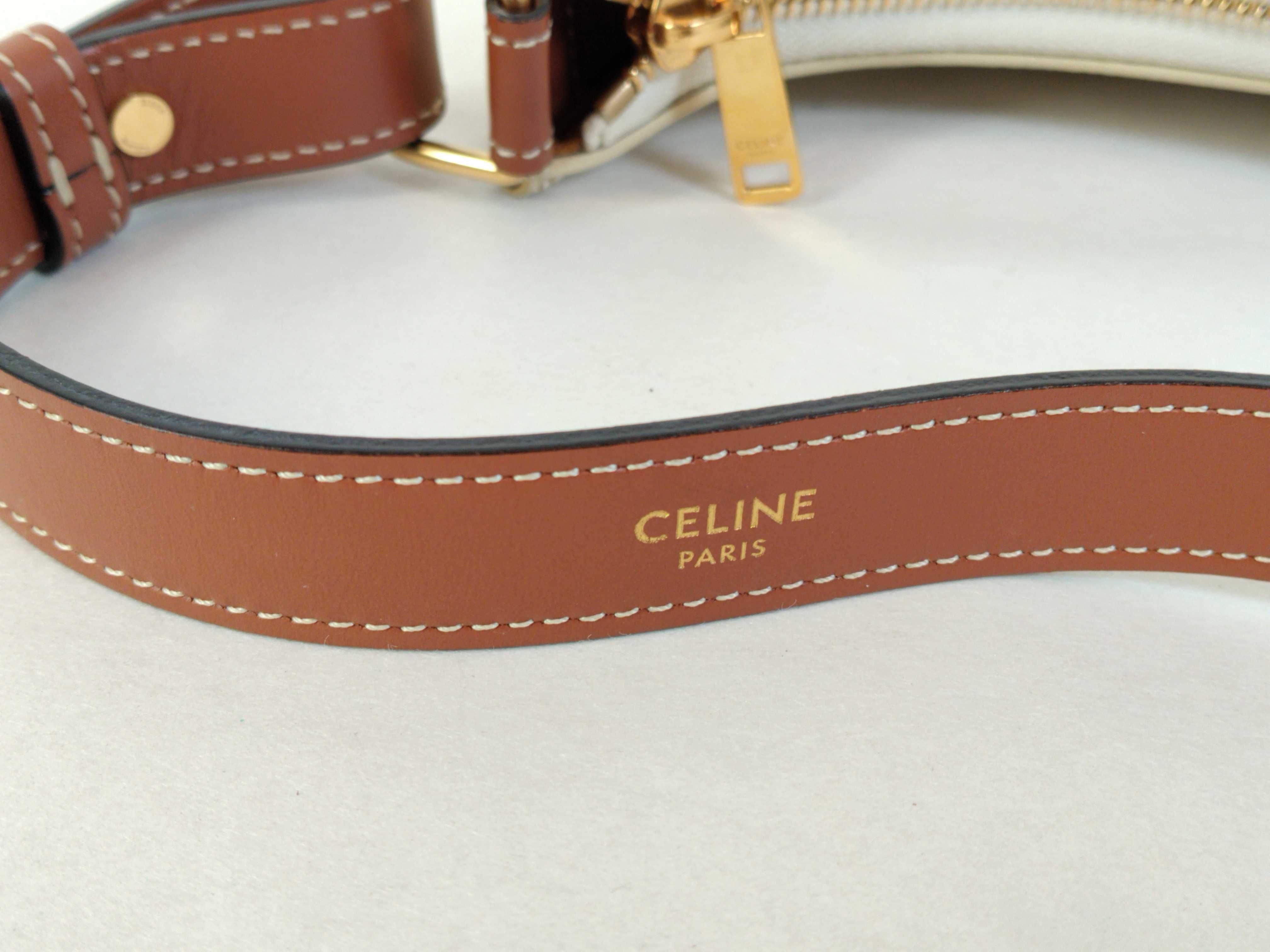 AVA Classic Triomphe Pattern Adjustable Shoulder Strap Calf Leather Shoulder Bag Underarm Bag Shoulder Bag — view 12