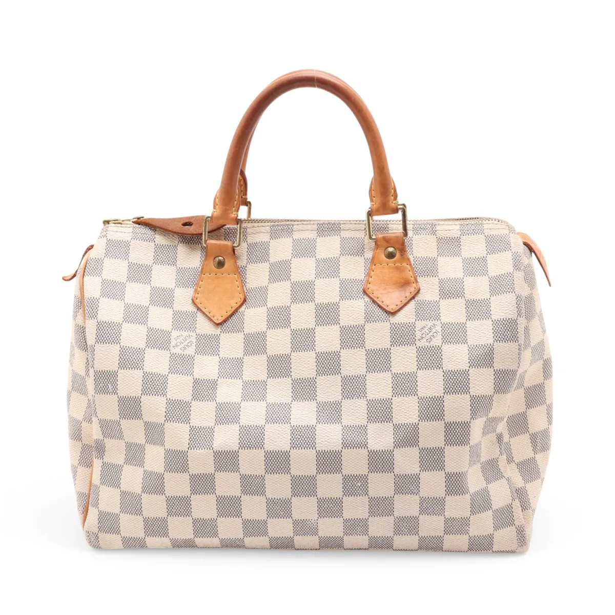 Damier Azur Speedy 30 N41533 SP2057 White — view 2