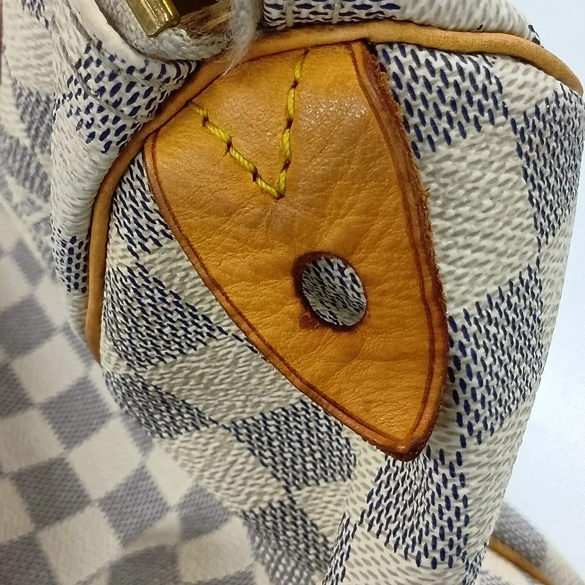 Damier Azur Speedy 30 N41533 SP2057 White — view 11