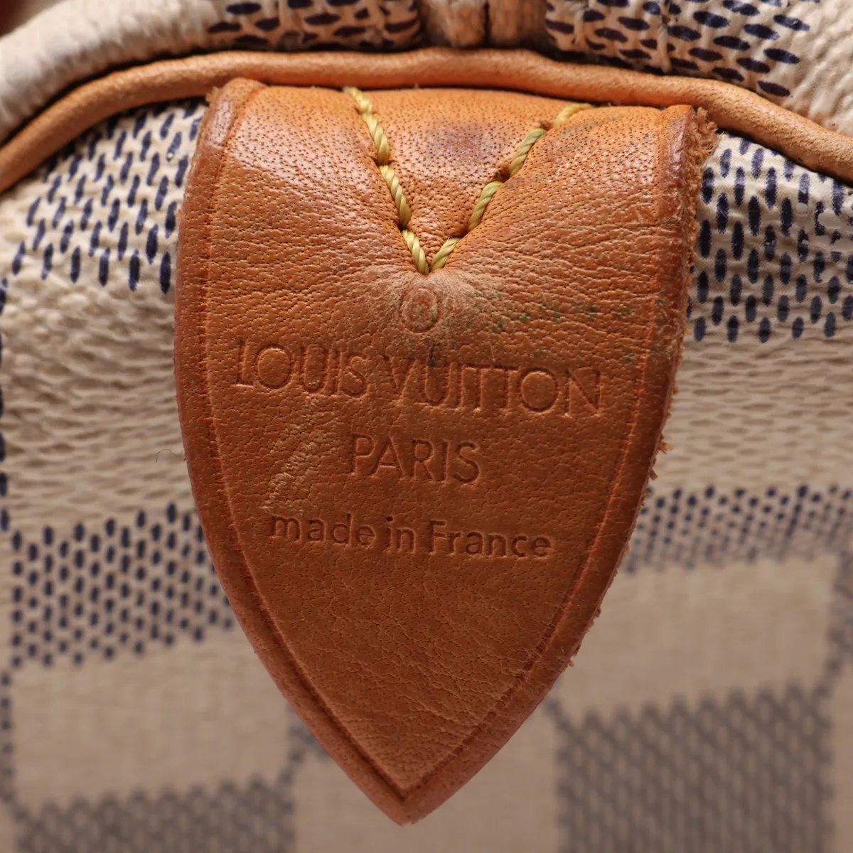 Damier Azur Speedy 30 N41533 SP2057 White — view 9