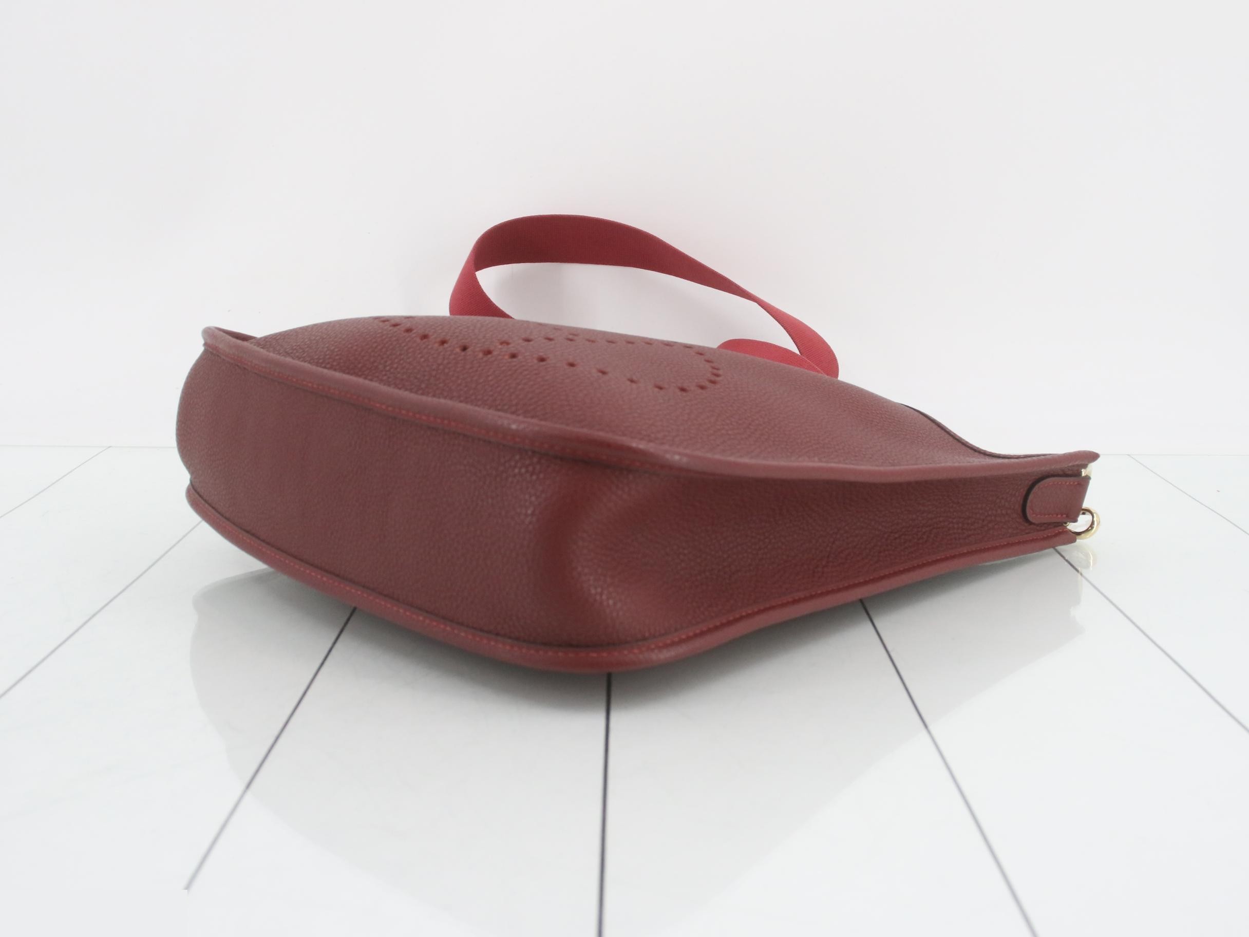 Evelyn 1PM Shoulder Bag, Leather, E Stamp — view 6