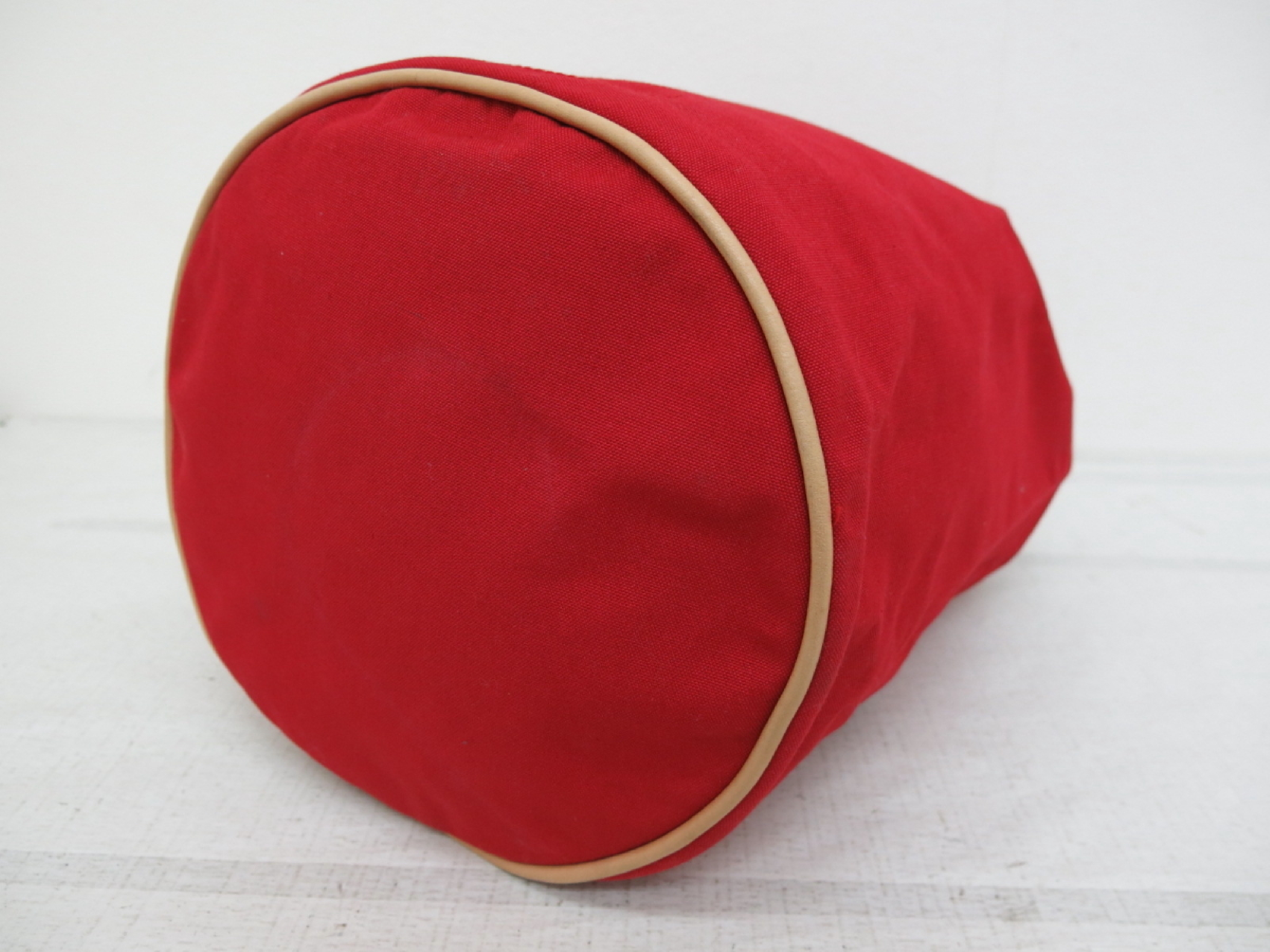 Canvas Calf Polochon Mimil Red Shoulder Bag — view 5