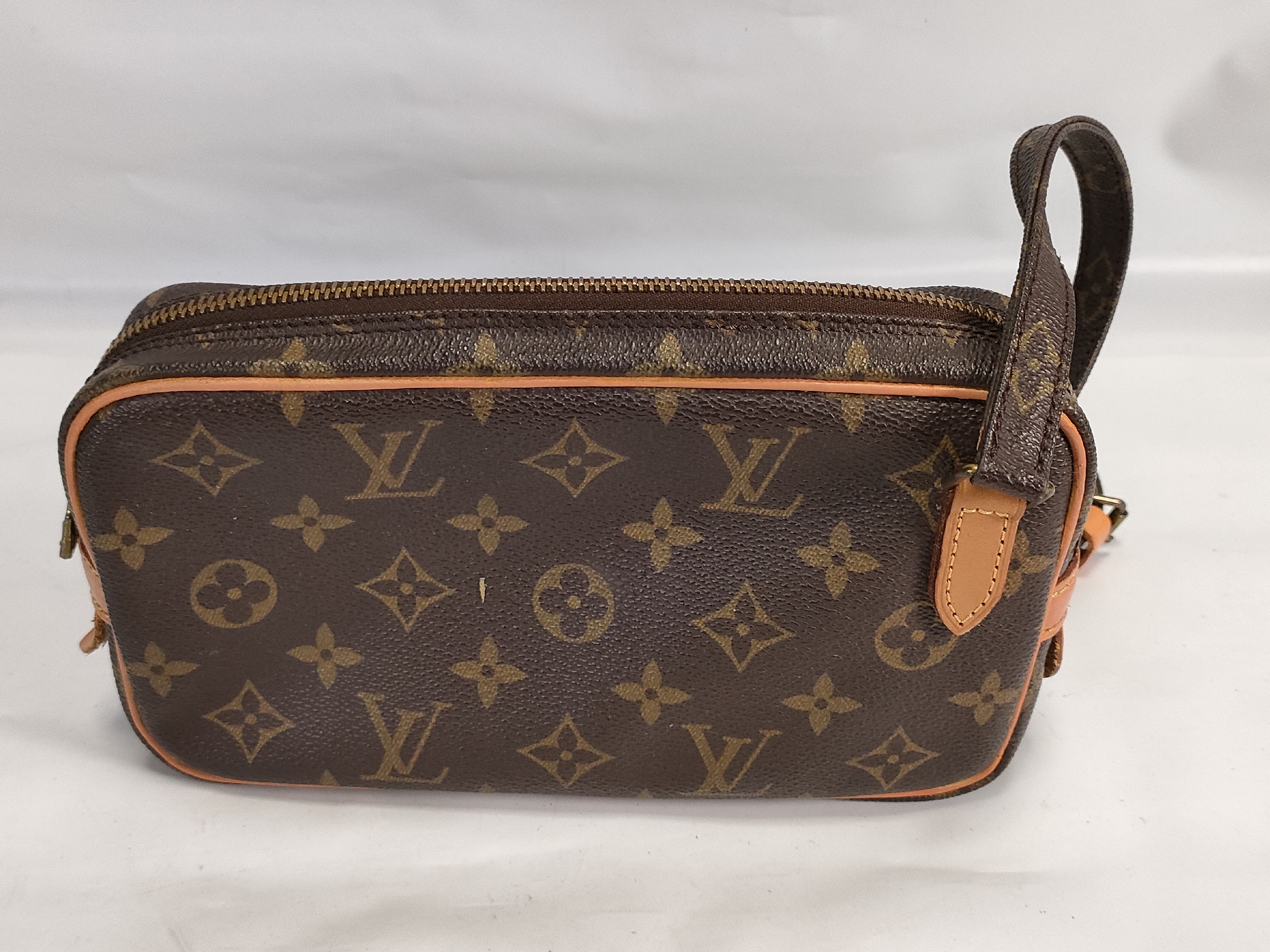 Monogram M51828 Marly Bandoulière Shoulder Bag (with aftermarket repairs)