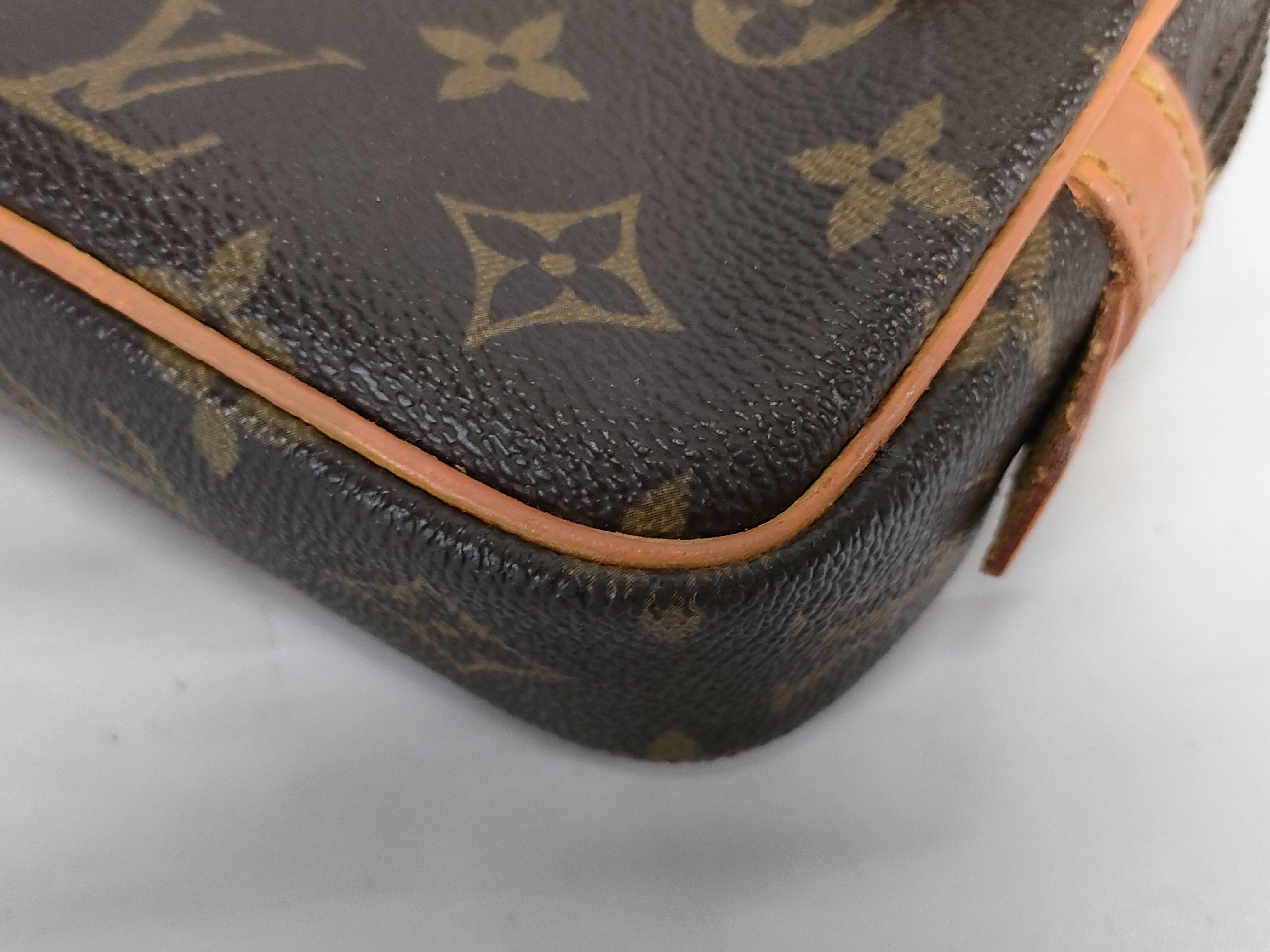 Monogram M51828 Marly Bandoulière Shoulder Bag (with aftermarket repairs) — view 6