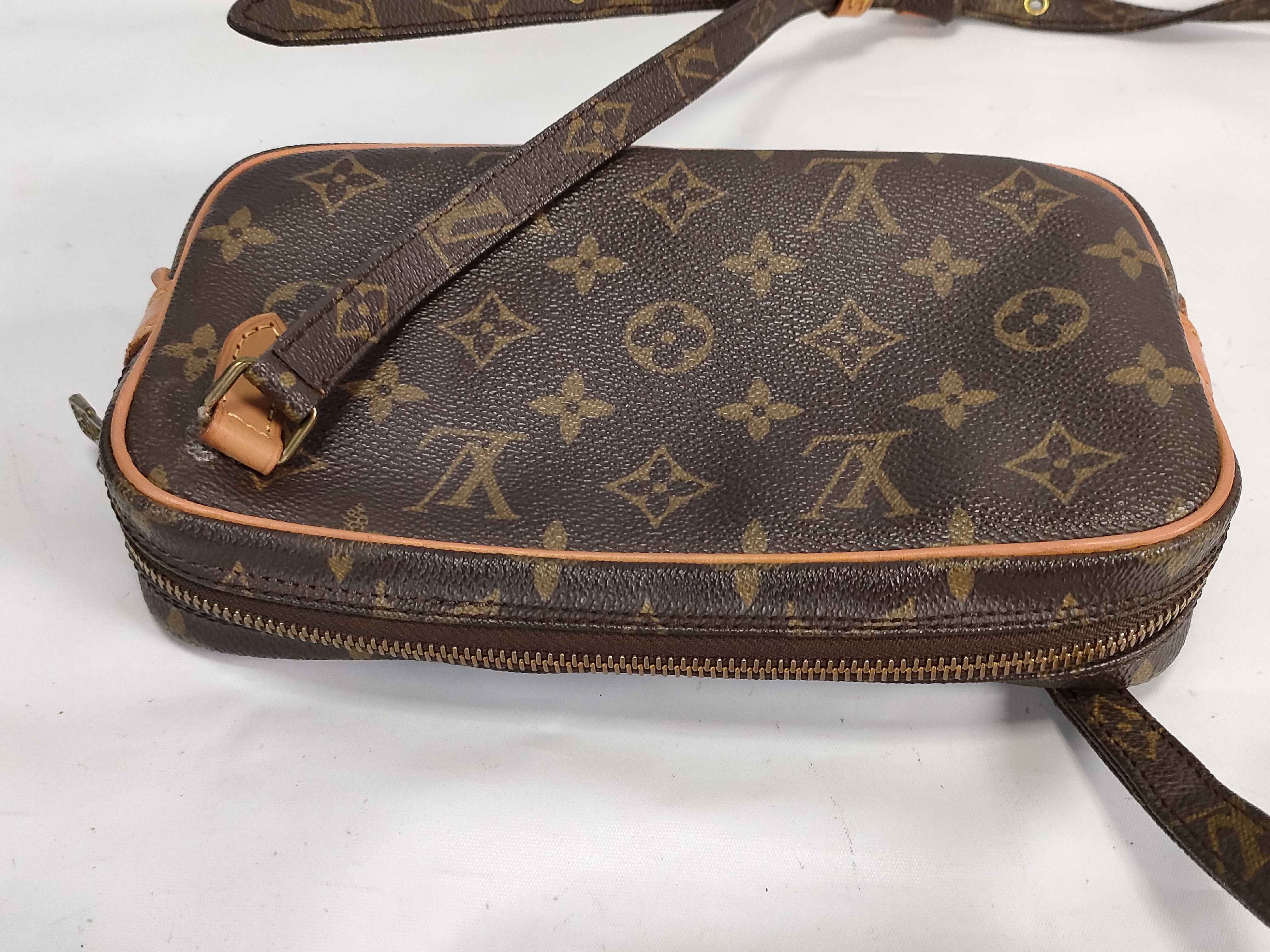 Monogram M51828 Marly Bandoulière Shoulder Bag (with aftermarket repairs) — view 8