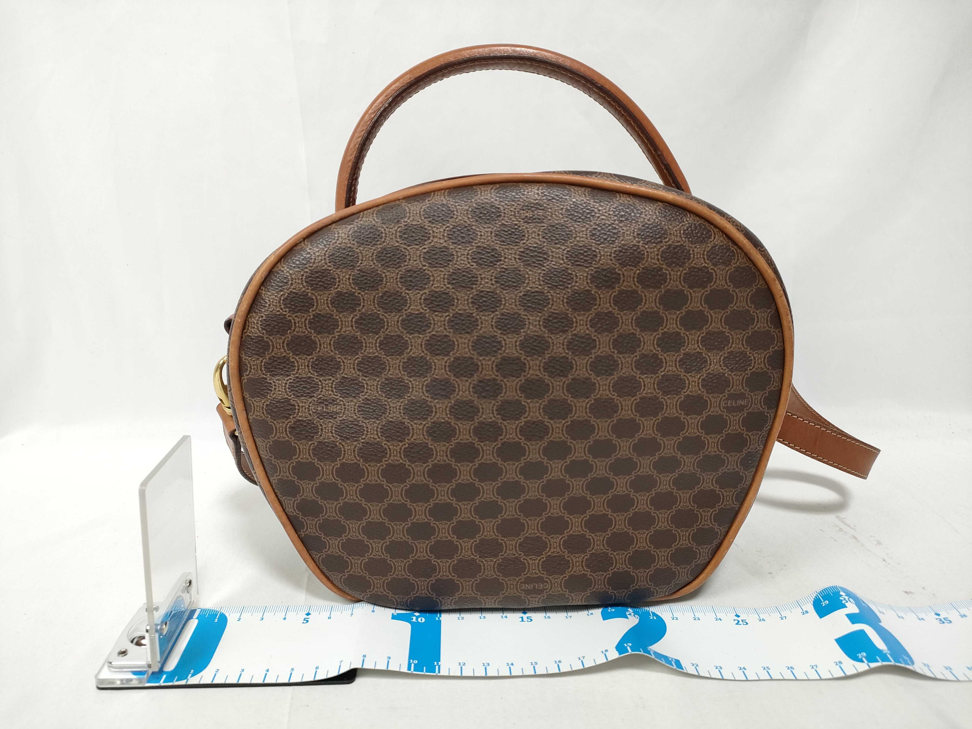 Macadam Brown Alma-style handbag with ST — view 2