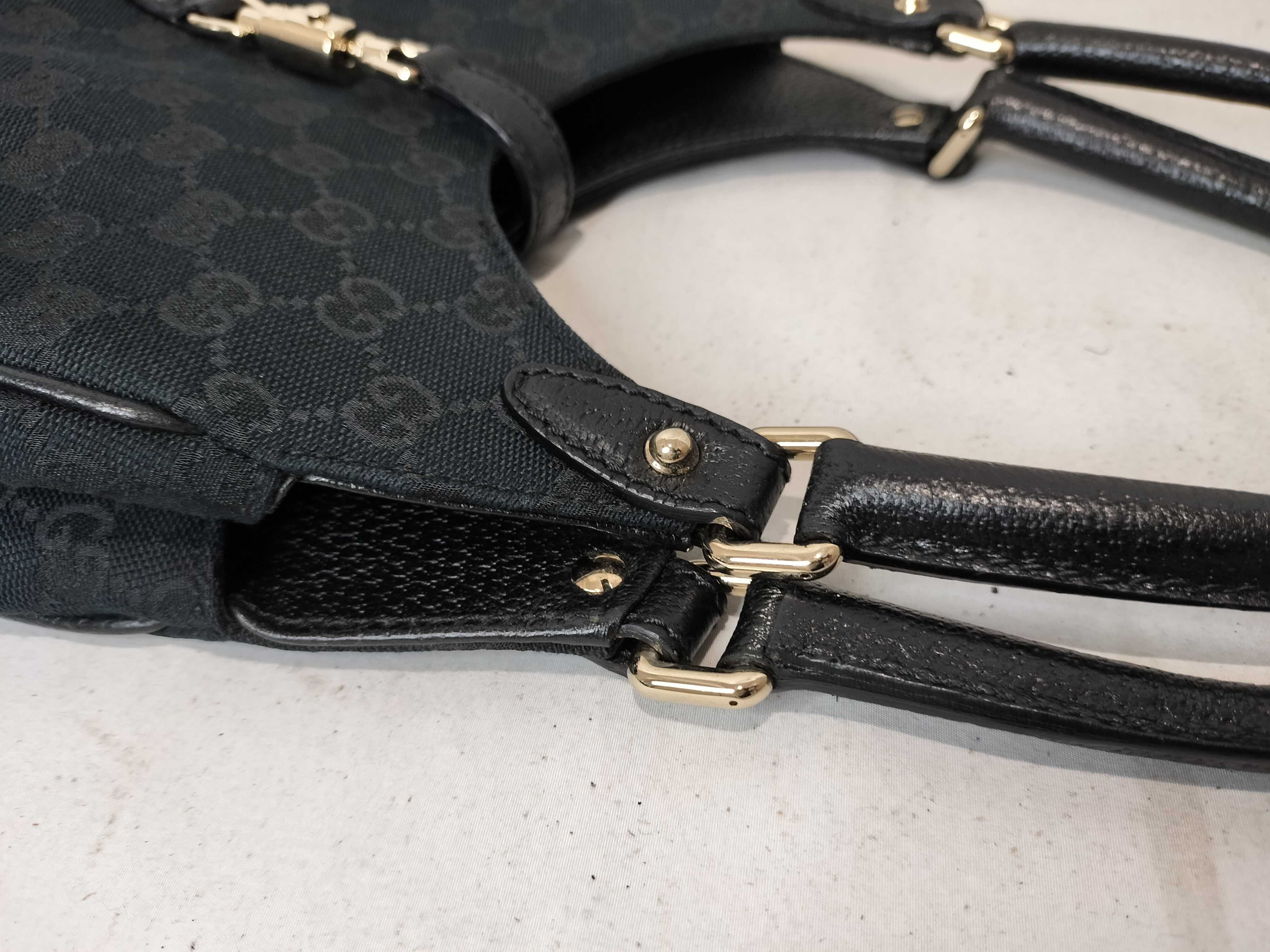 Jackie GG Canvas Handbag 145824 Handbag — view 6