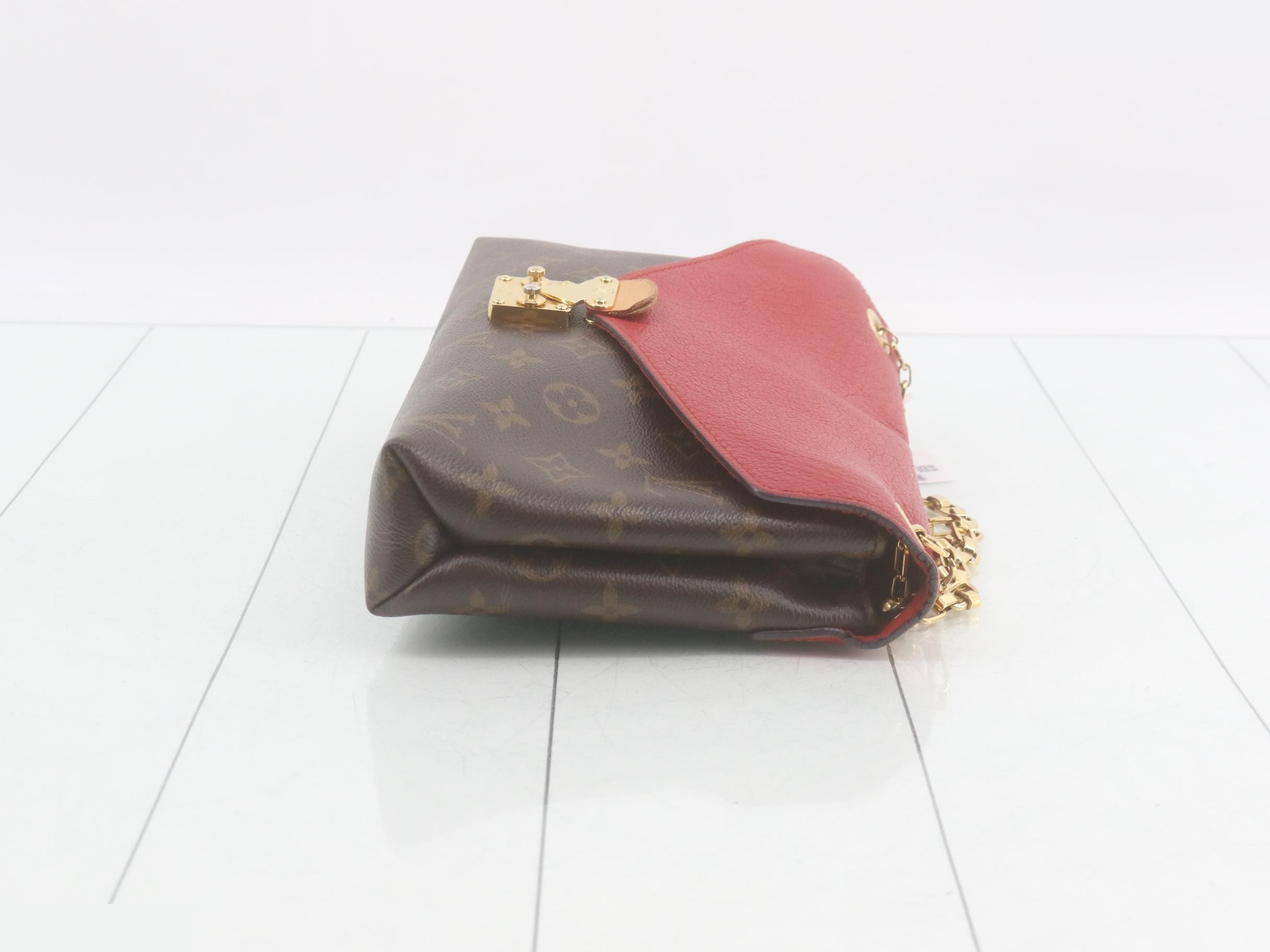 Monogram Pallas Chain Cerise Red — view 3
